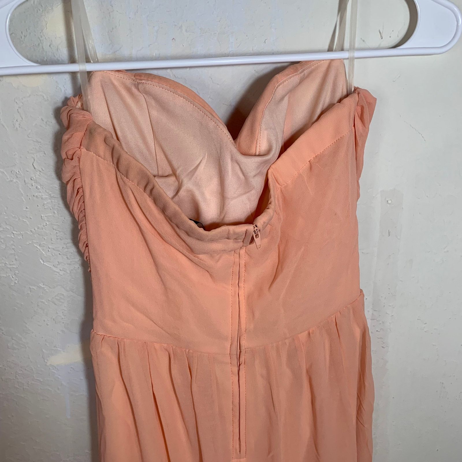 Other Lulus Women Long Orange Sleeveless Dress Size S Size S / US 4 / IT 40 - 3 Thumbnail