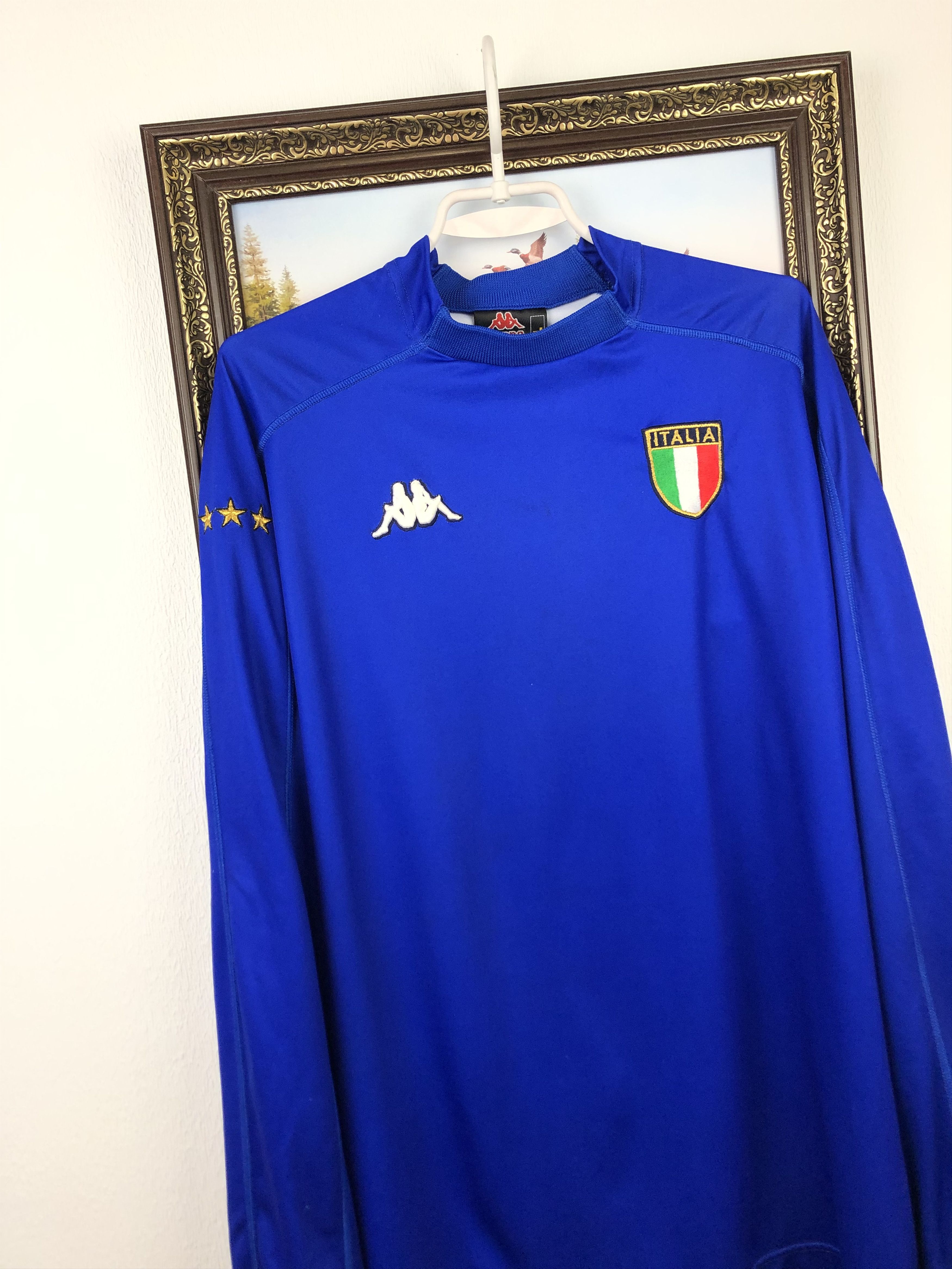 Kappa Italy shirt 1999 Maglia Soccer Long Sleeve Kappa Jersey Size US XL / EU 56 / 4 - 3 Thumbnail