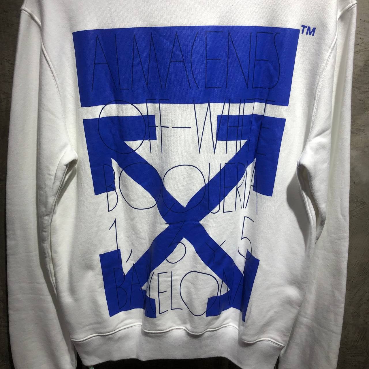 Off-White Off-White X Santa Eulalia FW18 Barcelona Exclusive crewneck Size US M / EU 48-50 / 2 - 3 Thumbnail
