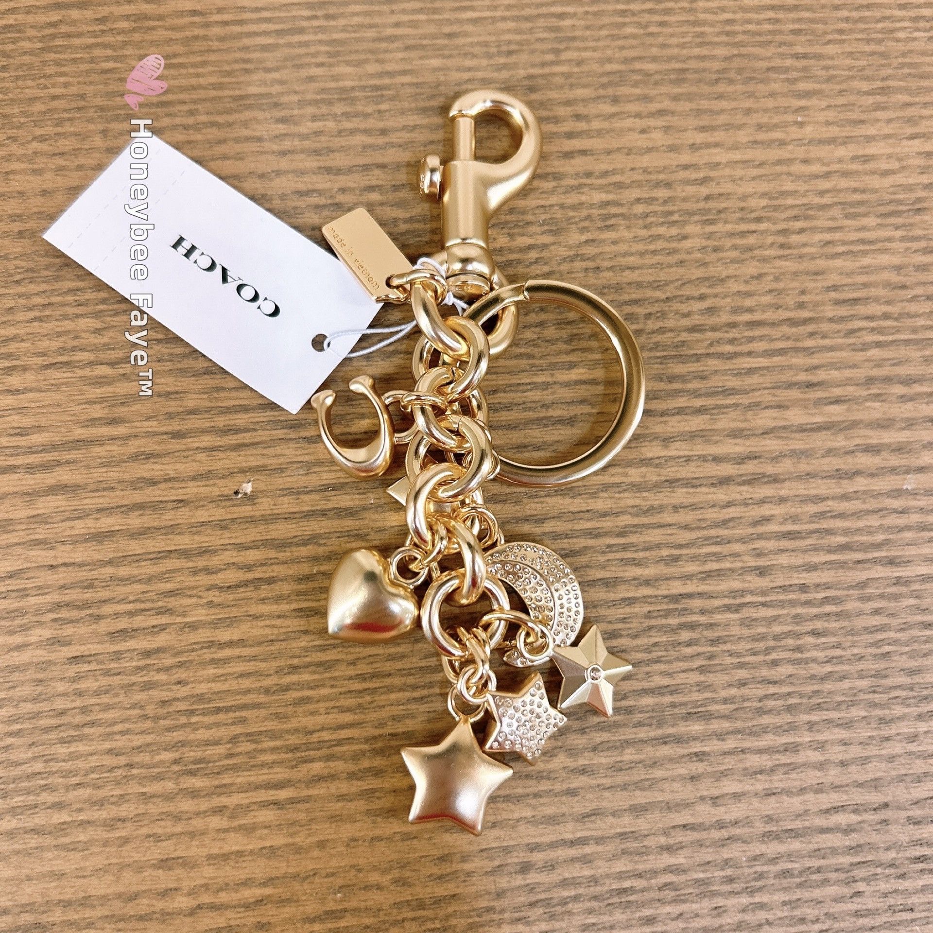 Coach NWT Coach Star Cluster Bag Charm CDB59 Size ONE SIZE - 2 Thumbnail