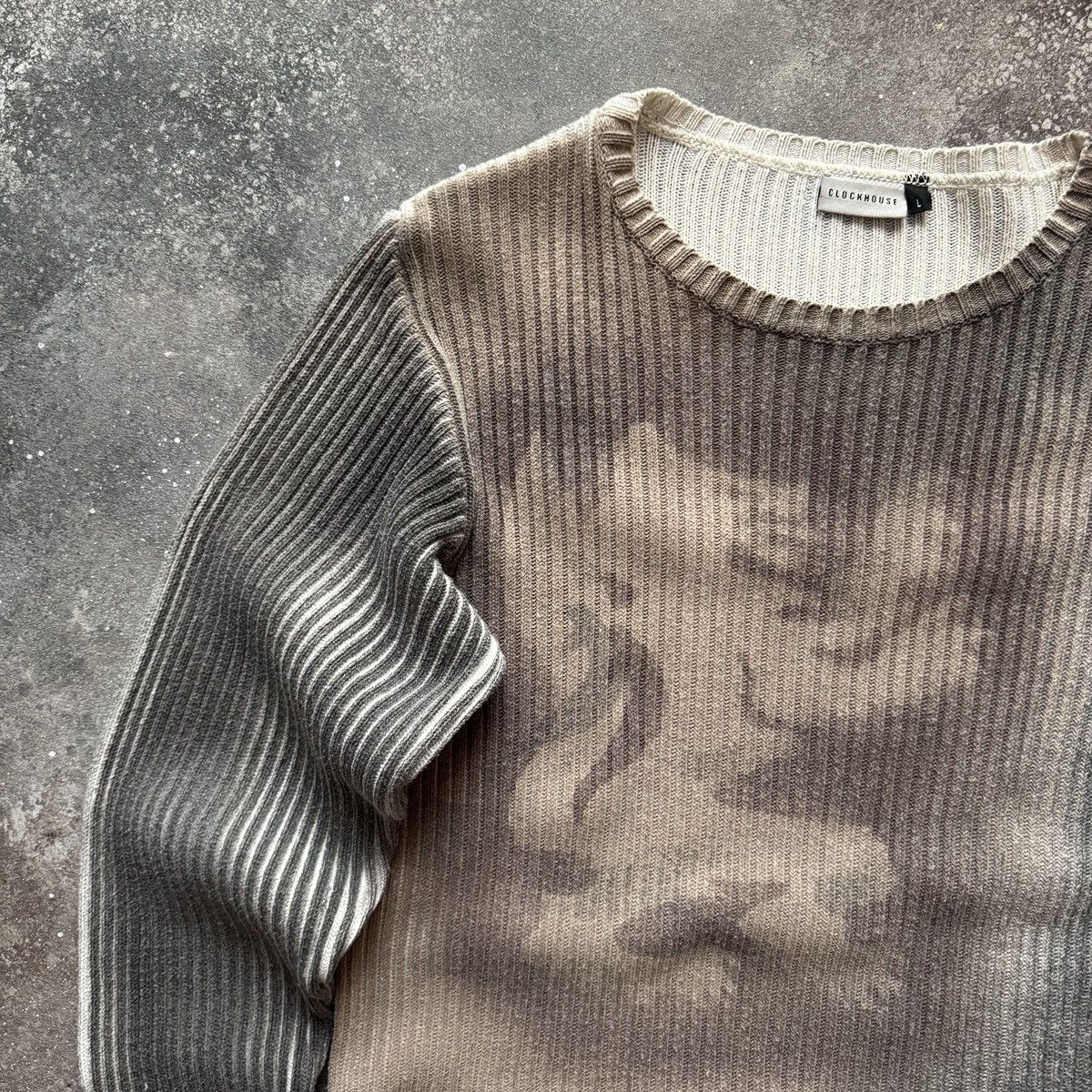 Hysteric Glamour Diesel Style Y2K Avant Garde Ribbed Knit Sweater Size US L / EU 52-54 / 3 - 3 Thumbnail