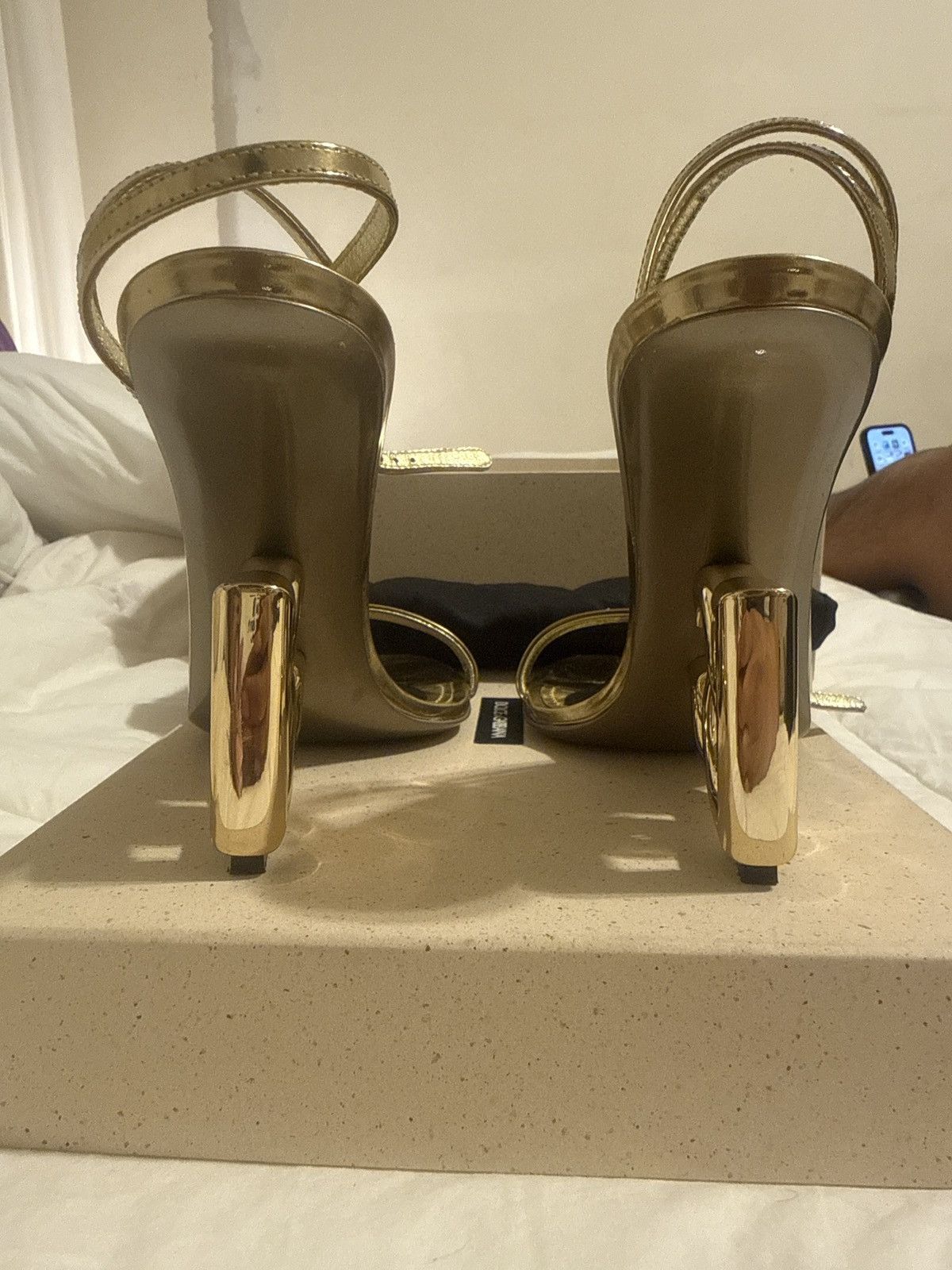 Dolce & Gabbana Keira 105mm leather sandals Size US 9 / IT 39 - 4 Thumbnail