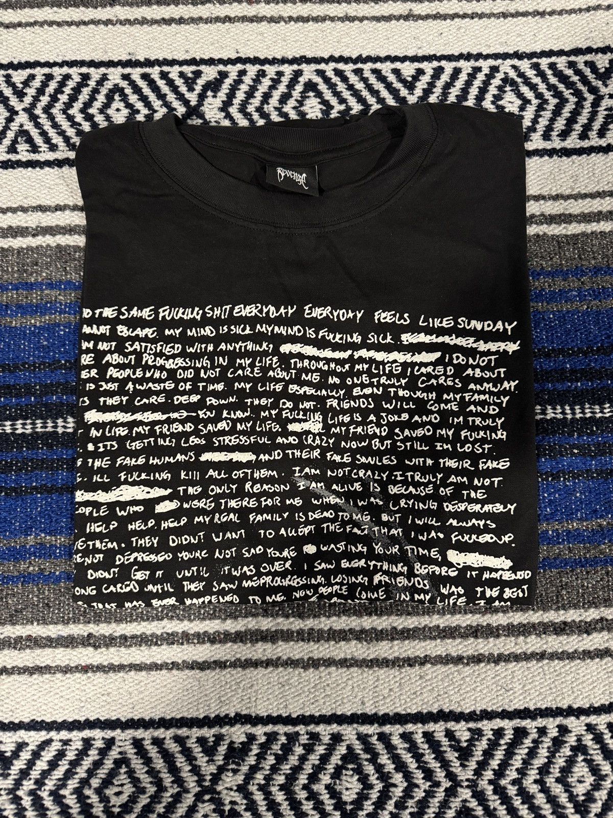 Revenge Revenge “note” Tee Size US L / EU 52-54 / 3 - 1 Thumbnail