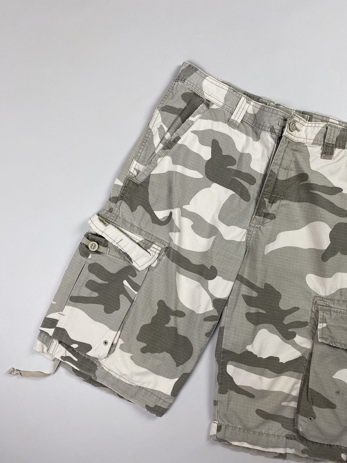 Schott Schott vintage men’s military cargo camo rip stop shorts Size US 32 / EU 48 - 5 Thumbnail