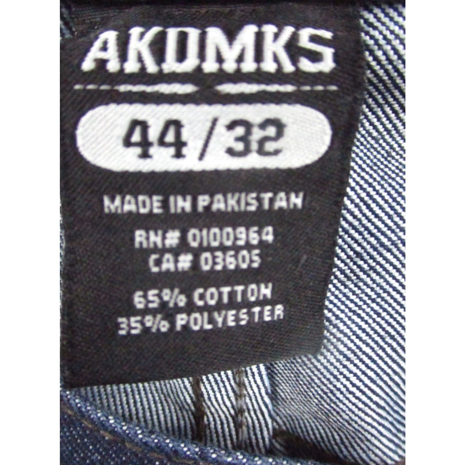Akademiks VINTAGE Akademiks Jeans 44x32 Y2K Baggy Hip Hop Wide Leg Dark Wash Jeans Size US 44 / EU 60 - 4 Thumbnail