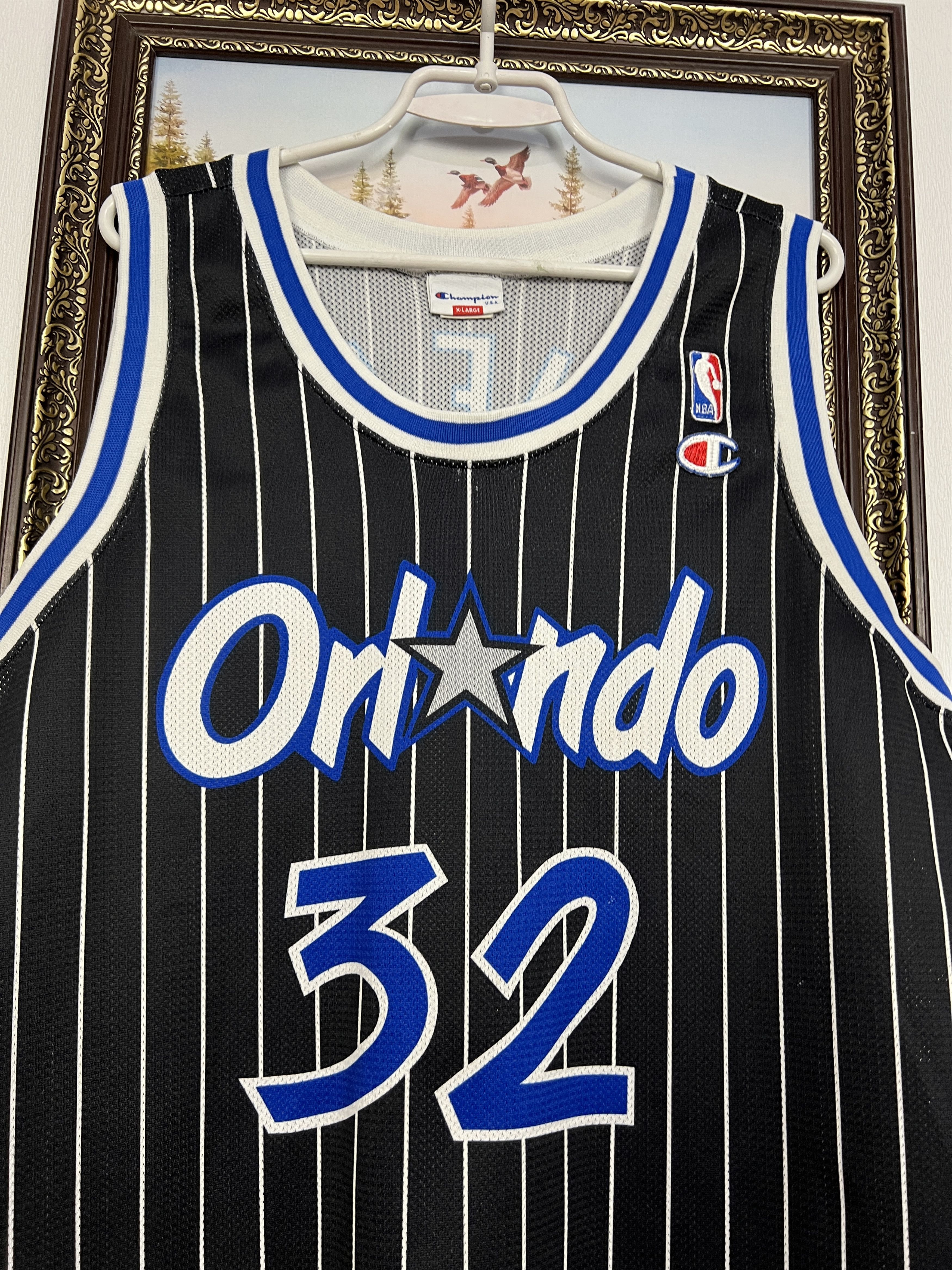 Champion Vintage 90's Champion Orlando Magic O'Neal NBA Jersey Shirt Size US XL / EU 56 / 4 - 3 Thumbnail