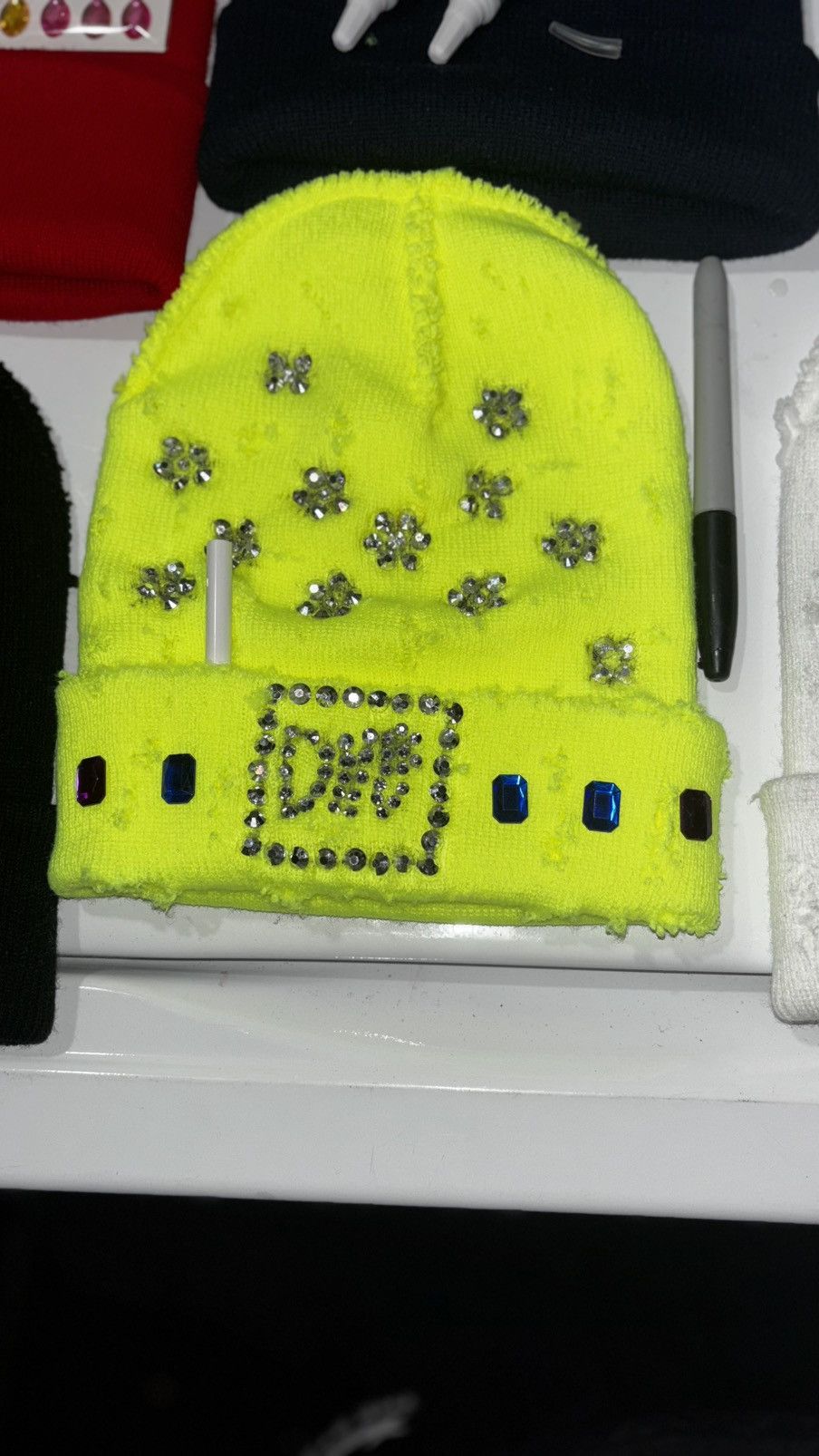 Other Rhinestone Beanies Size ONE SIZE - 3 Thumbnail