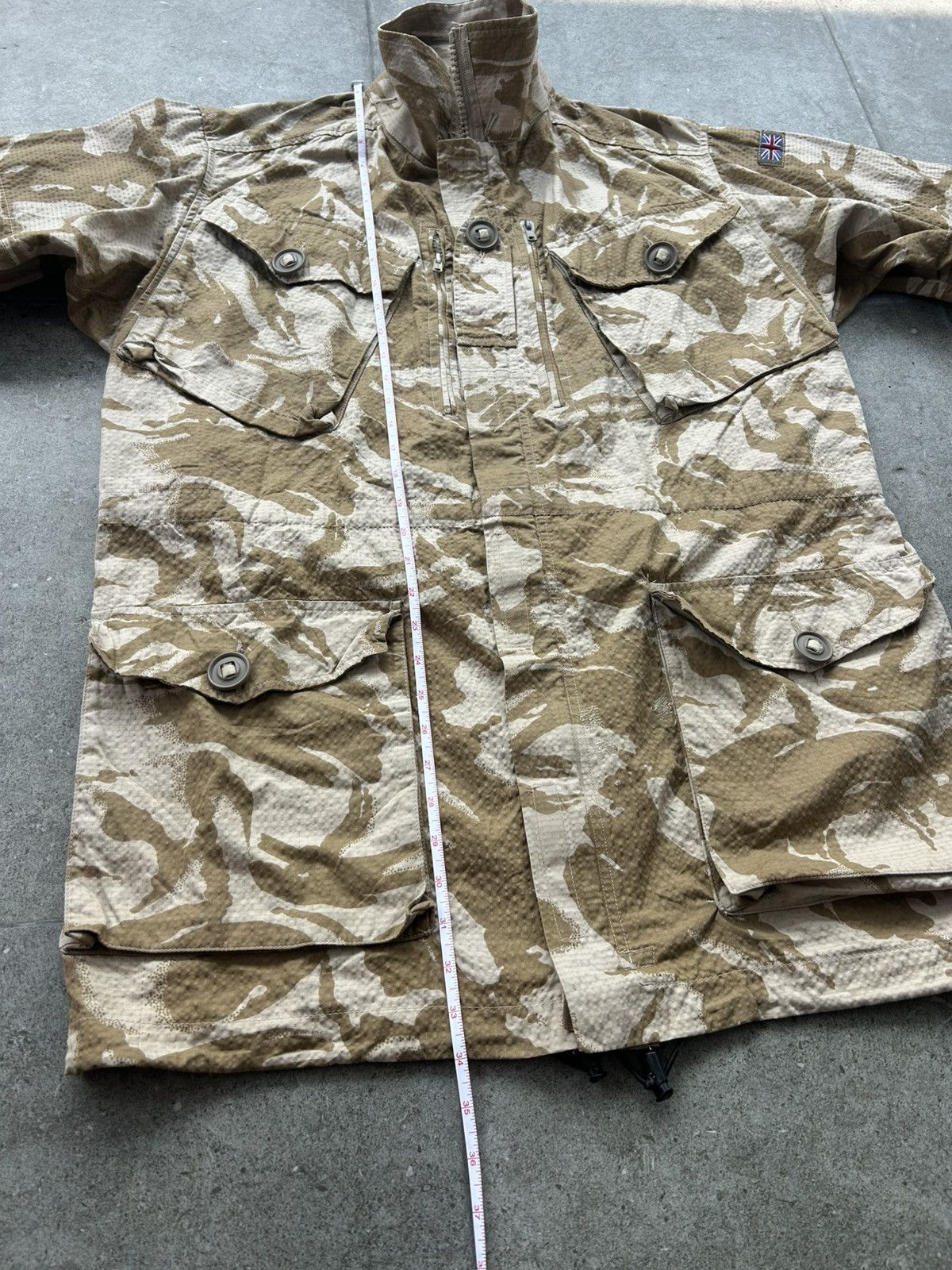 New England Outerwear Issue British Army Desert DPM Ripstop Field Jacket Size US XL / EU 56 / 4 - 13 Thumbnail