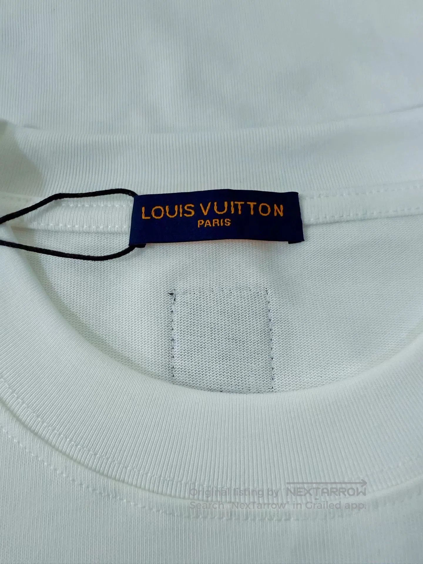 Louis Vuitton Men's White Logo Short-Sleeve T-shirt. Size US L / EU 52-54 / 3 - 5 Thumbnail