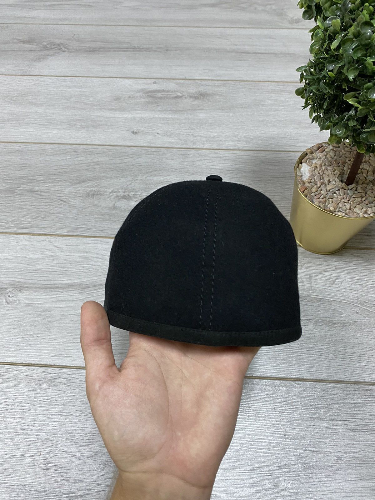 Vintage × Y-3 Y-3 vintage wool big logo cap rhinestones Size ONE SIZE - 6 Thumbnail
