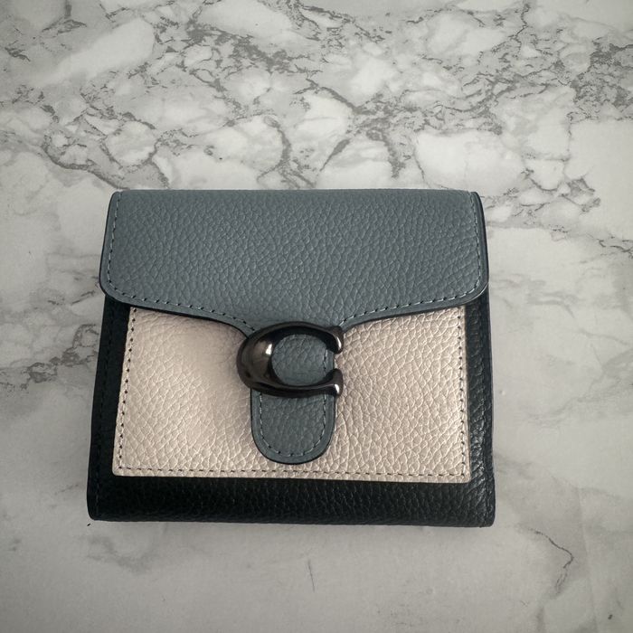 Coach tabby small wallet in online colorblock