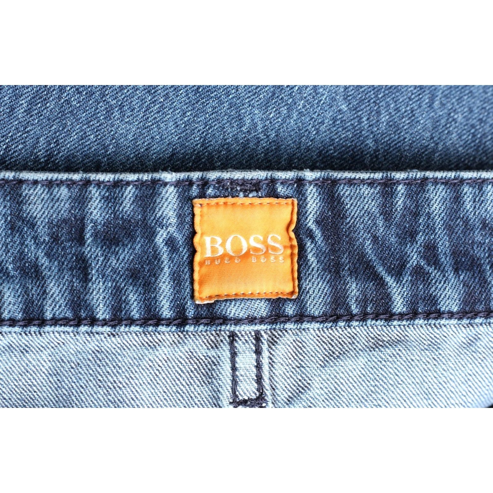 Hugo Boss HUGO BOSS Jeans Mens 34/32 Blue ORANGE Slim Fit Men Size W34 L32 DZ6378 Size US 34 / EU 50 - 5 Thumbnail