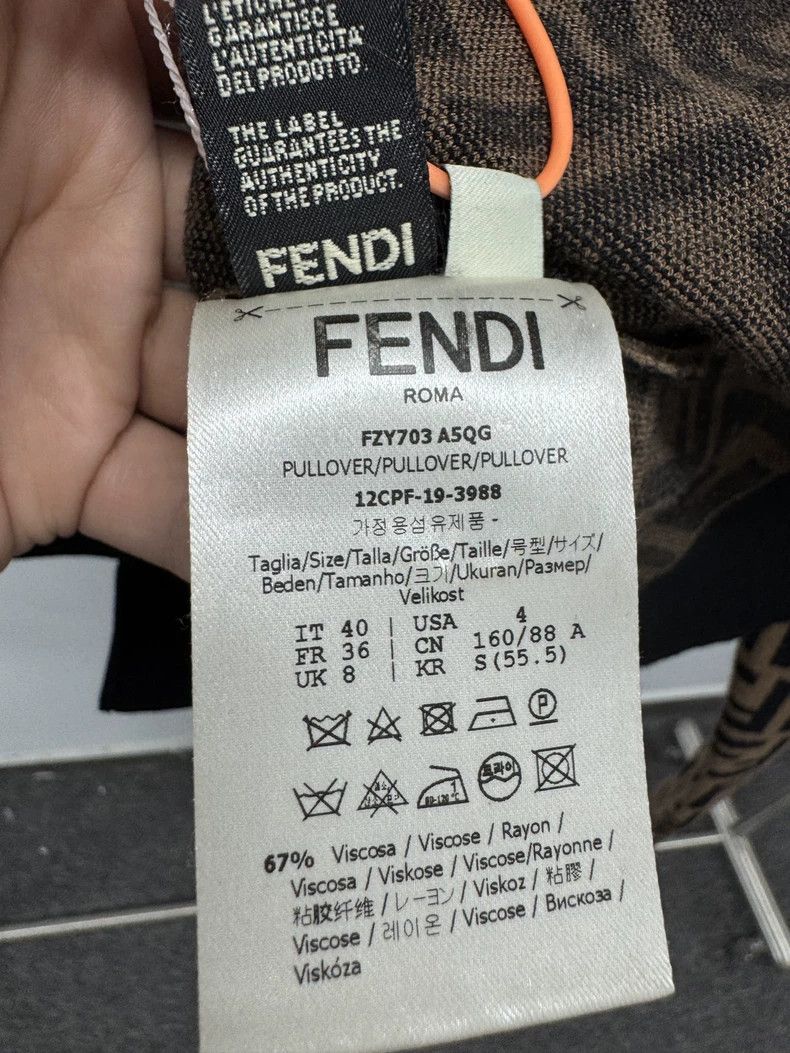 Fendi Fendi Classic full-print knitwear Size US XXS / EU 40 - 7 Thumbnail