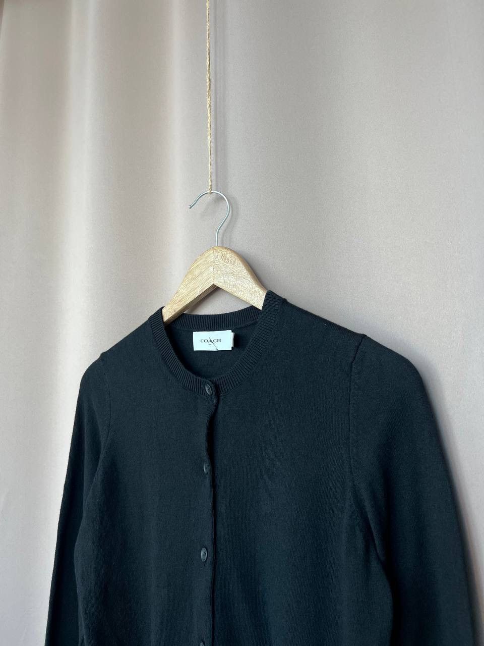 Coach Coach 1941 Knit Black Cardigan Womens Size XS Cotton Button Size XS / US 0-2 / IT 36-38 - 4 Thumbnail