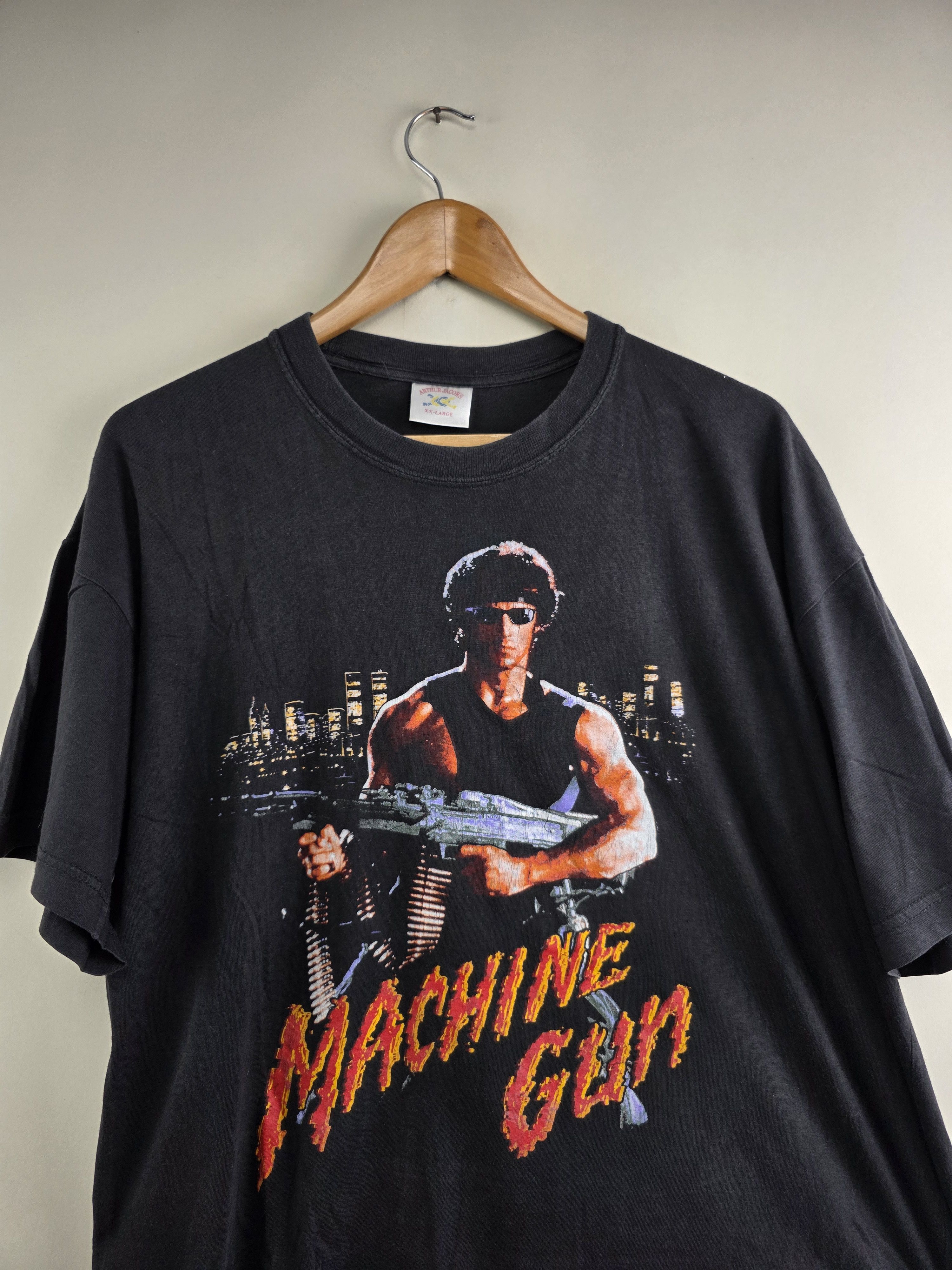Band Tees × Vintage 90s Rambo Sylvester Stalone XL 23" 28" Size US XL / EU 56 / 4 - 2 Thumbnail