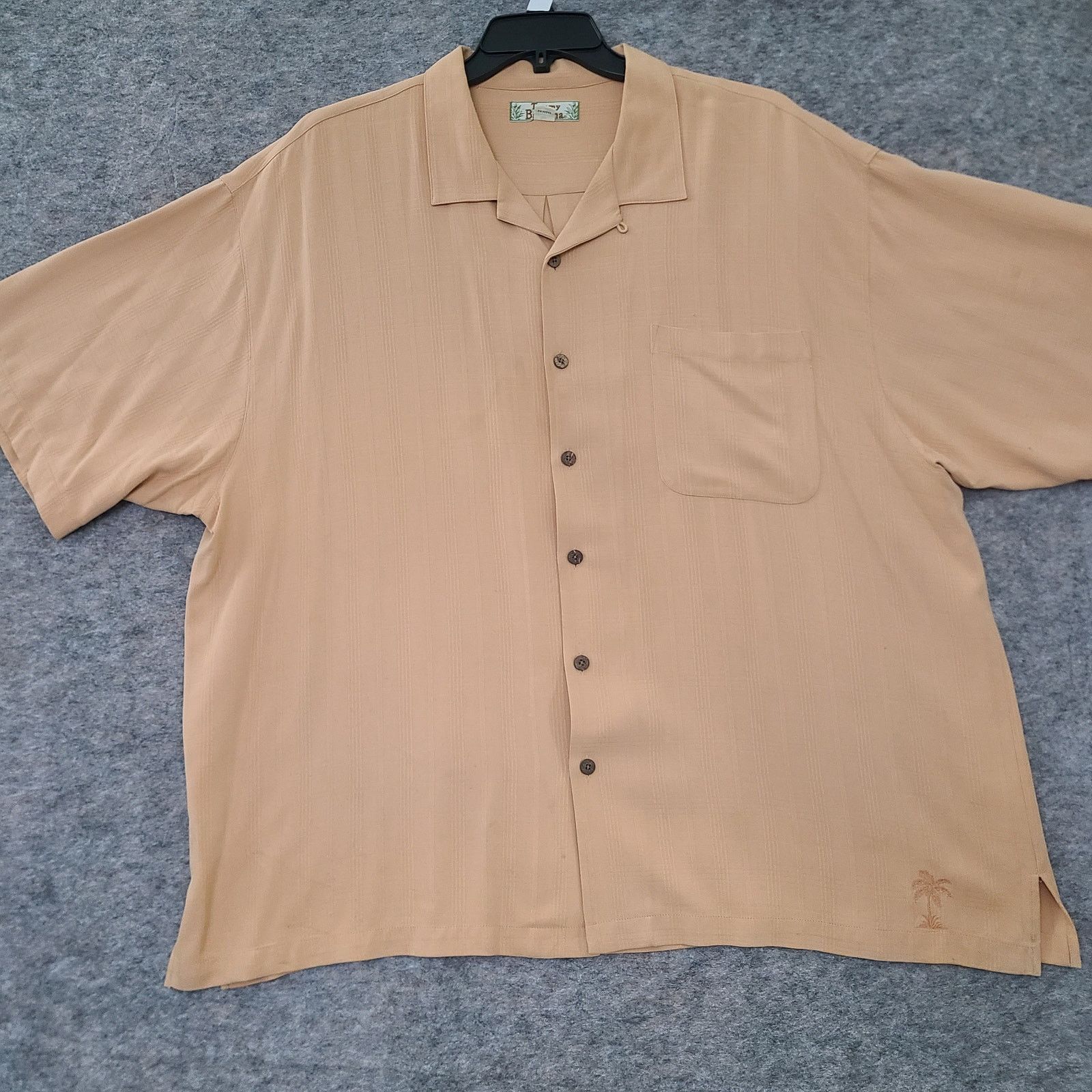 Tommy Bahama Vintage Tommy Bahama 100% Silk Hawaiian Shirt 2XL Salmon Size US XXL / EU 58 / 5 - 1 Thumbnail