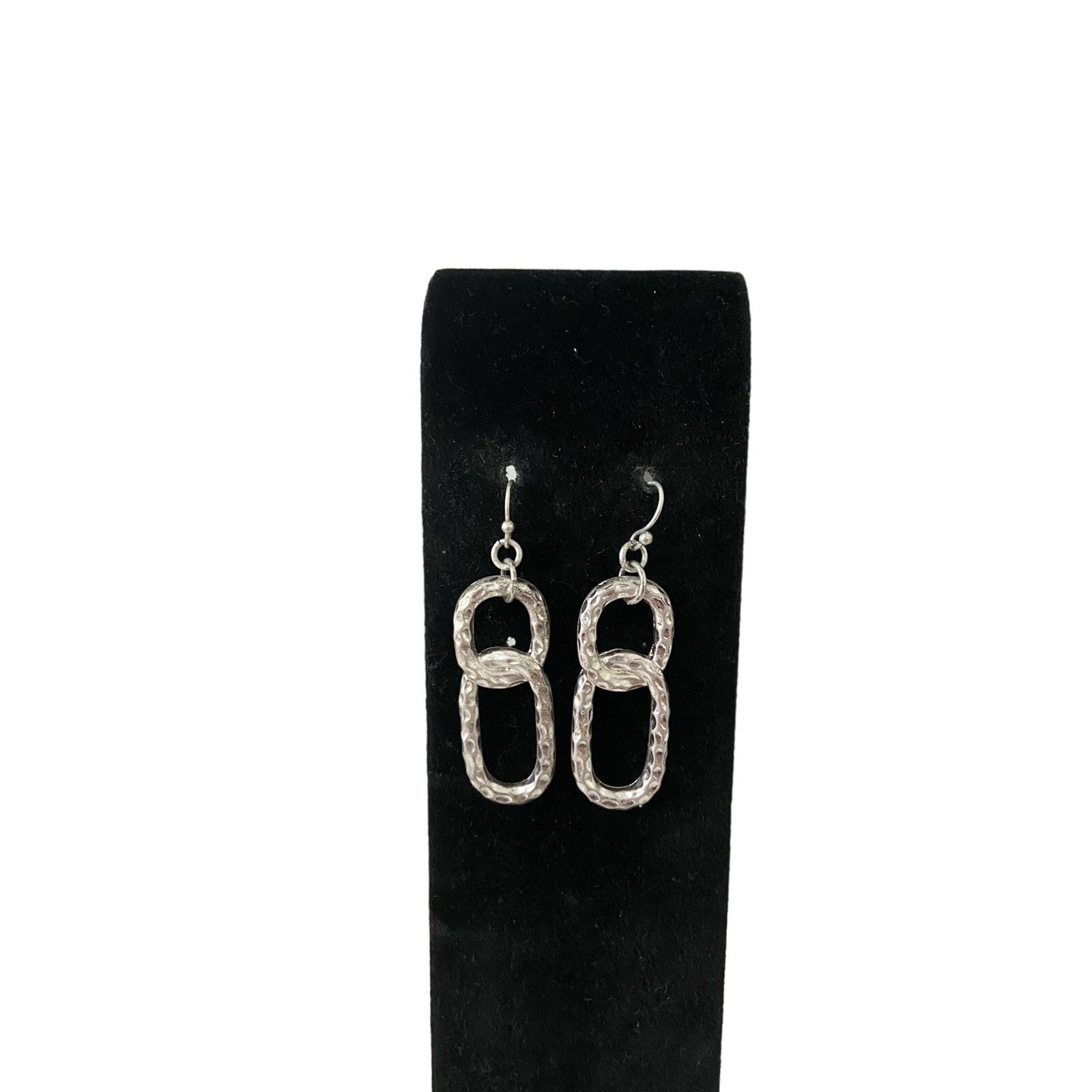 Other link earrings Silver tone Size ONE SIZE - 1 Thumbnail