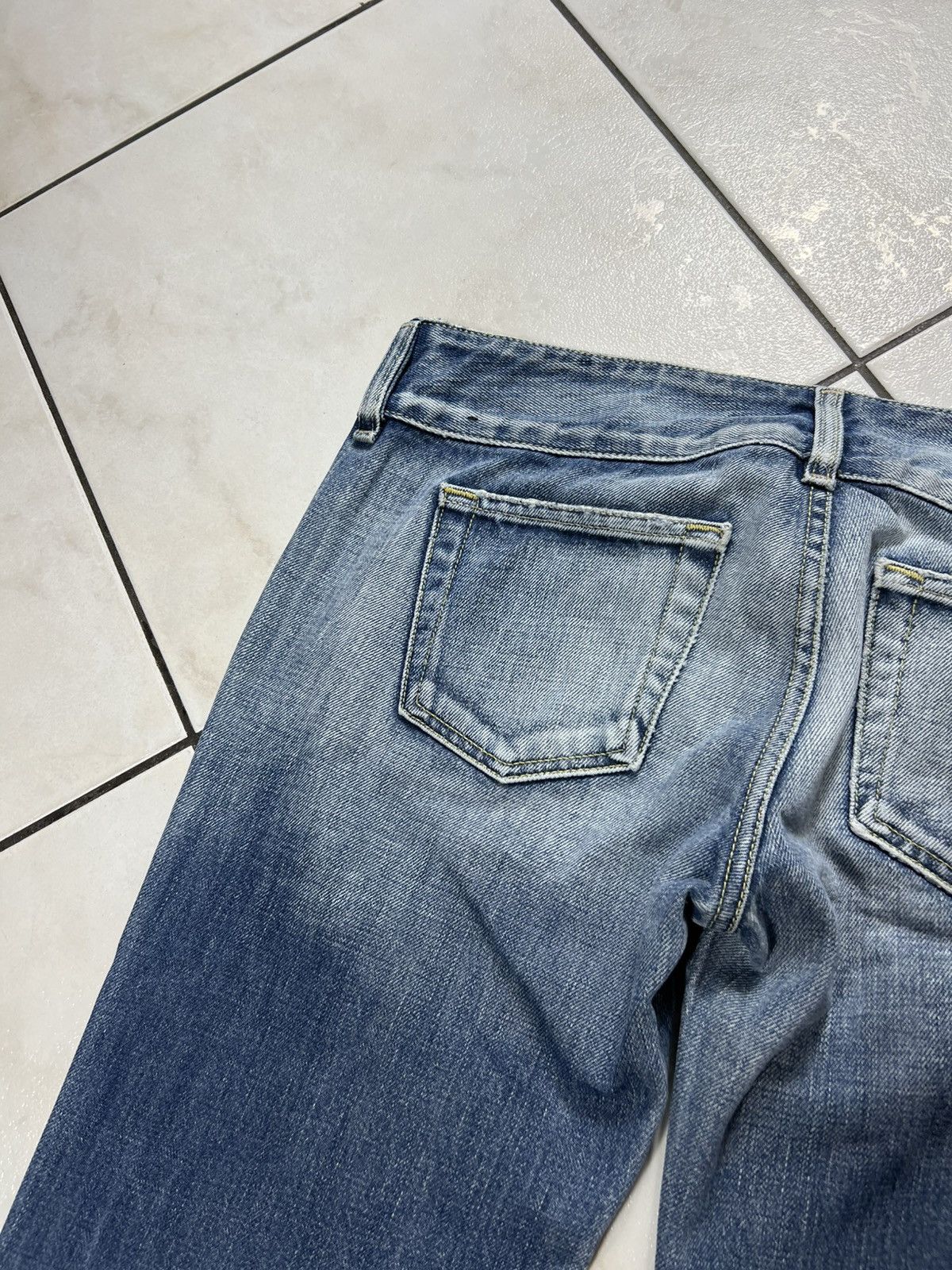 Diesel Vintage 90s Diesel y2k bootcut distressed denim jeans flared Size 29" - 15 Thumbnail