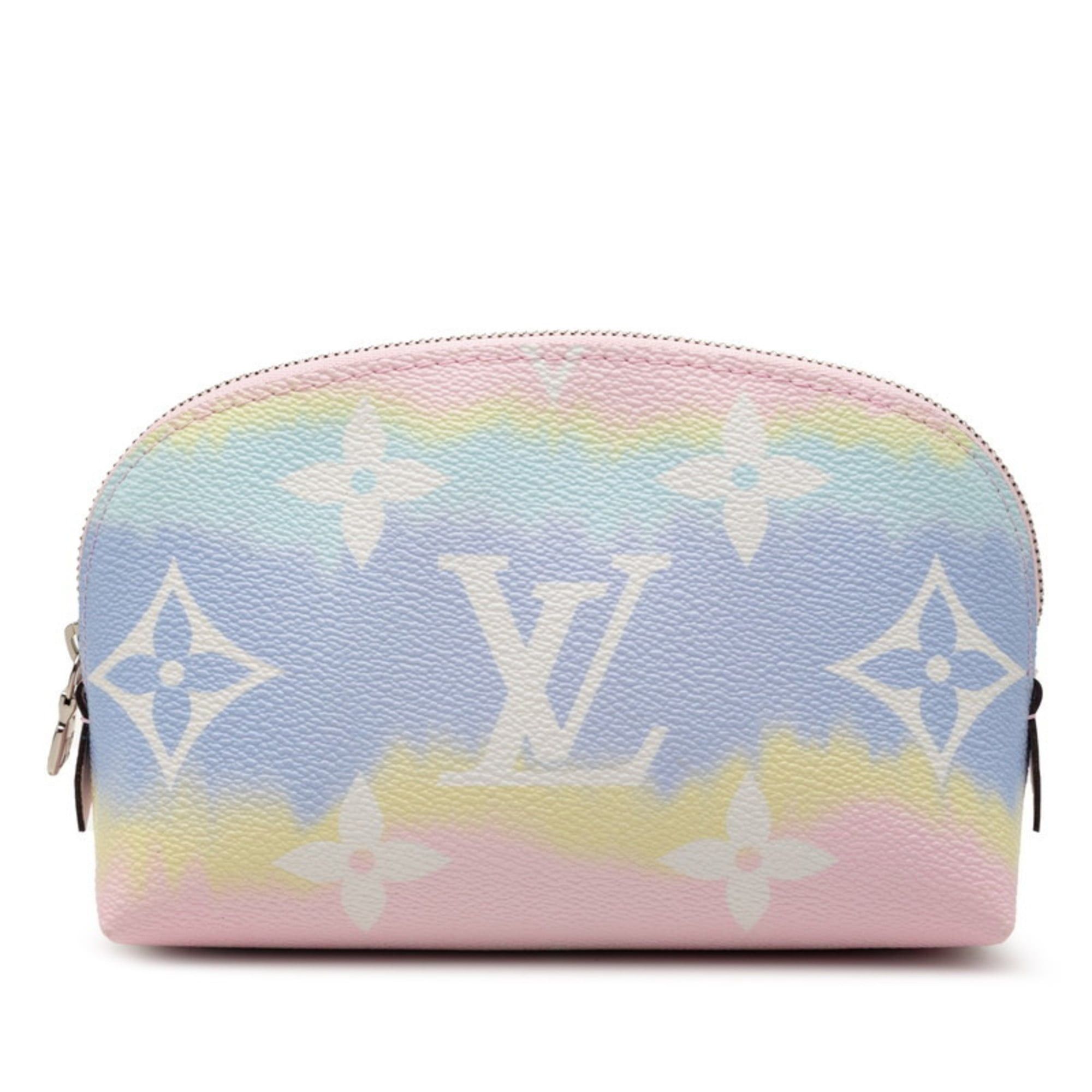 Louis Vuitton Louis Vuitton Giant Monogram Escal Pochette Cosmetic Pouch M69139 Pastel Multicolor Leather Women's LOUIS VUITTON Size ONE SIZE - 1 Thumbnail