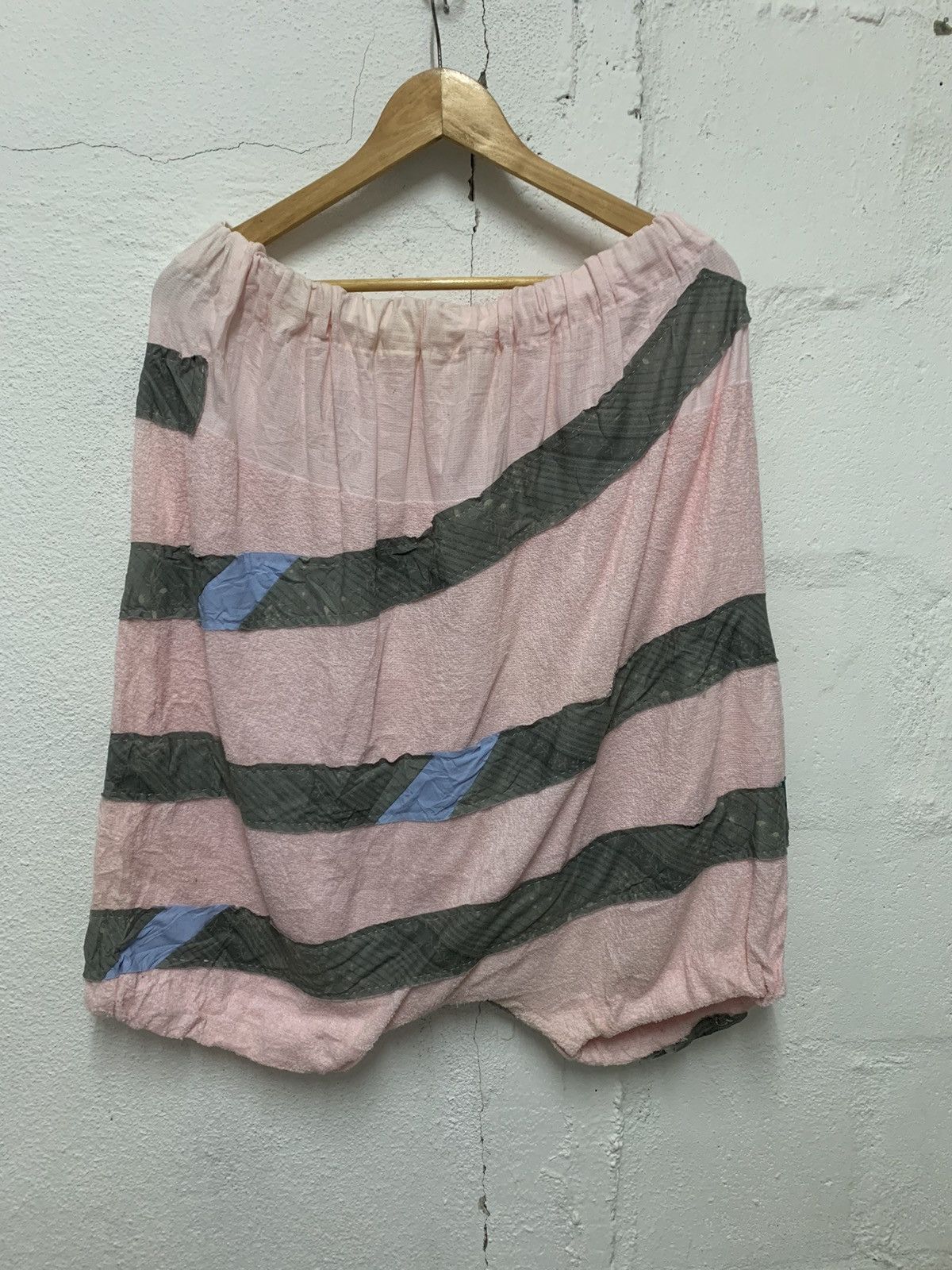 Vintage Courreges Dropcrotch velour short
