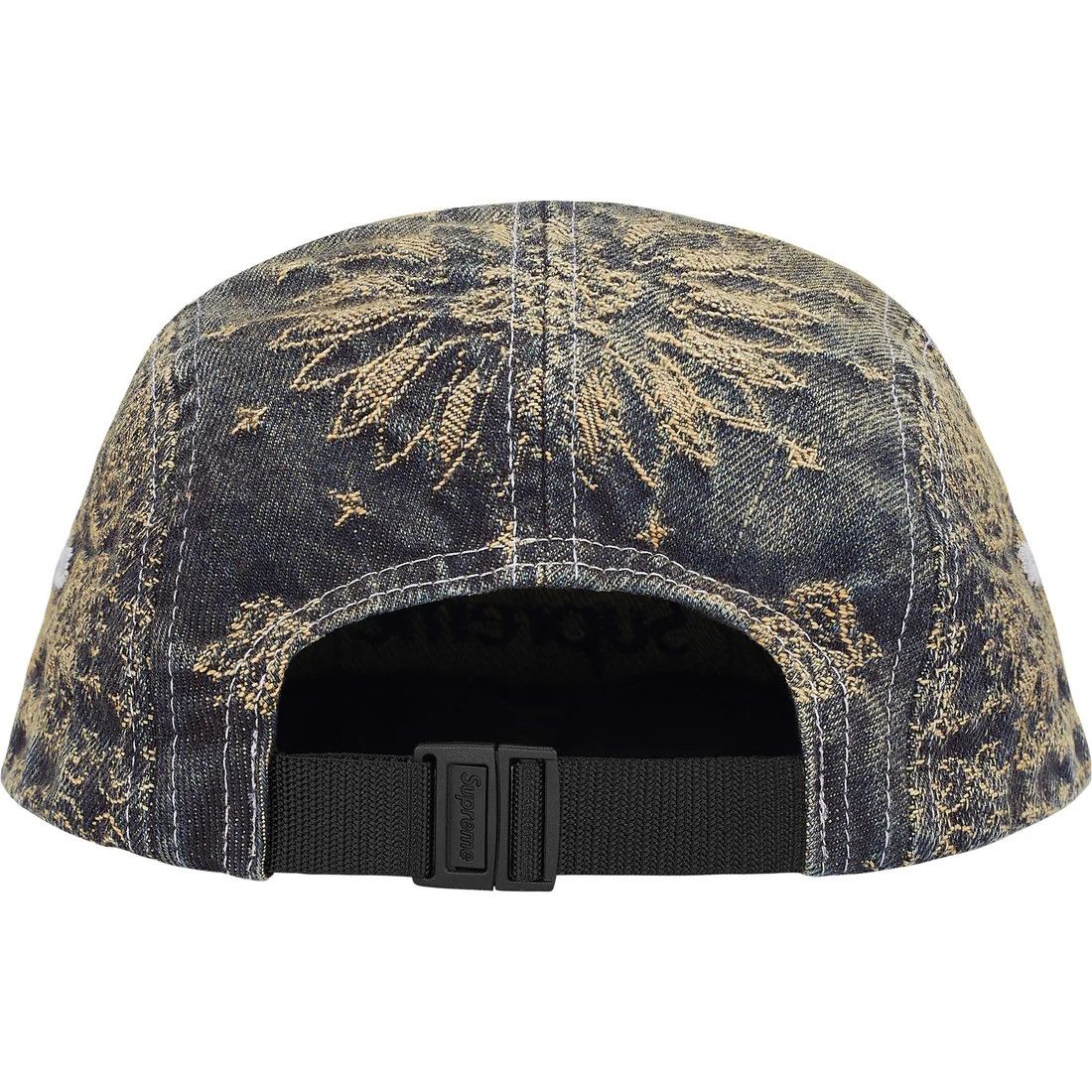 Supreme Supreme Bandana Jacquard Denim Camp Cap | Grailed