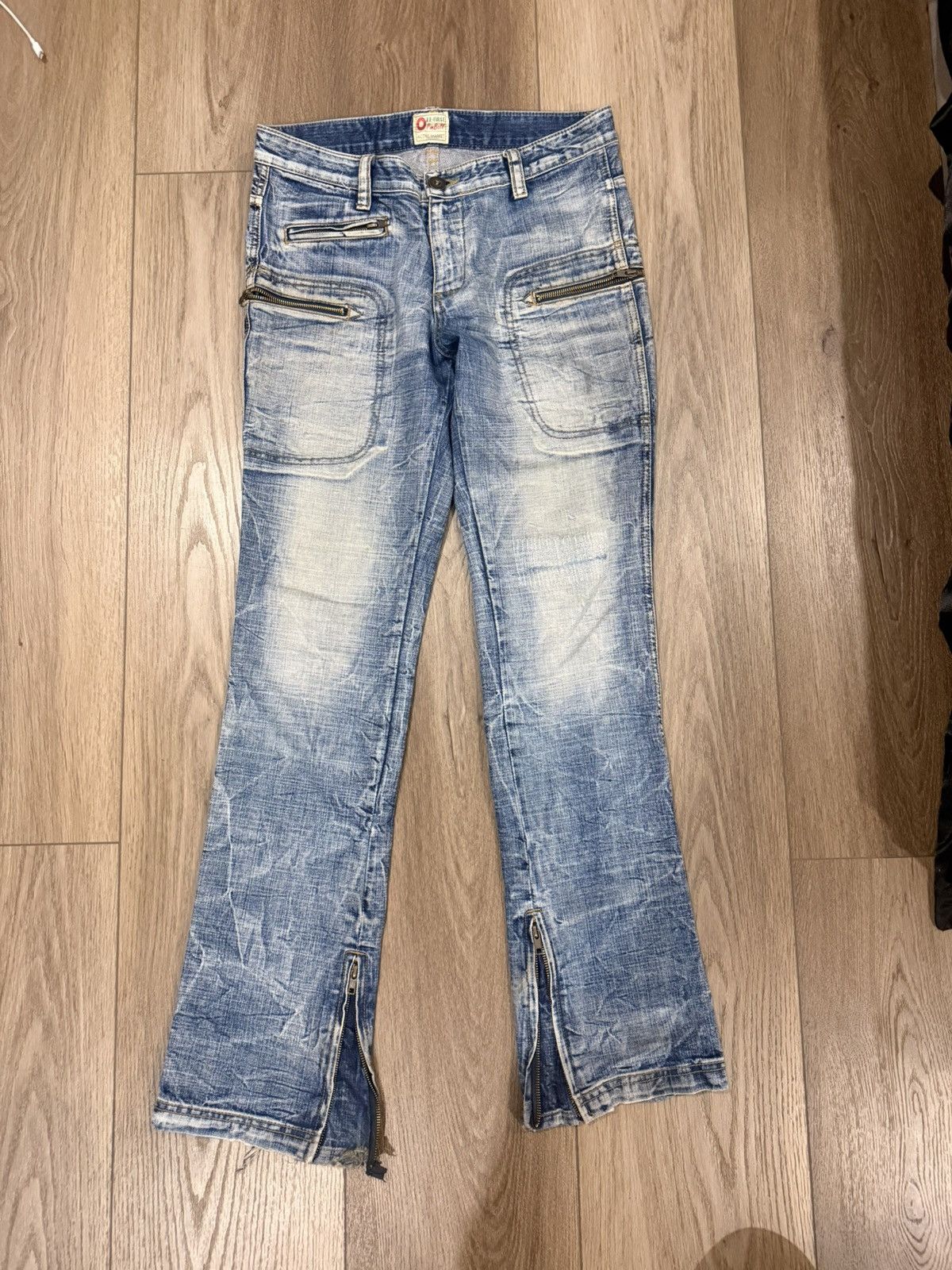 Tornado Mart ZZ-pinball Bootcut Zipper Denim Size US 30 / EU 46 - 1 Thumbnail