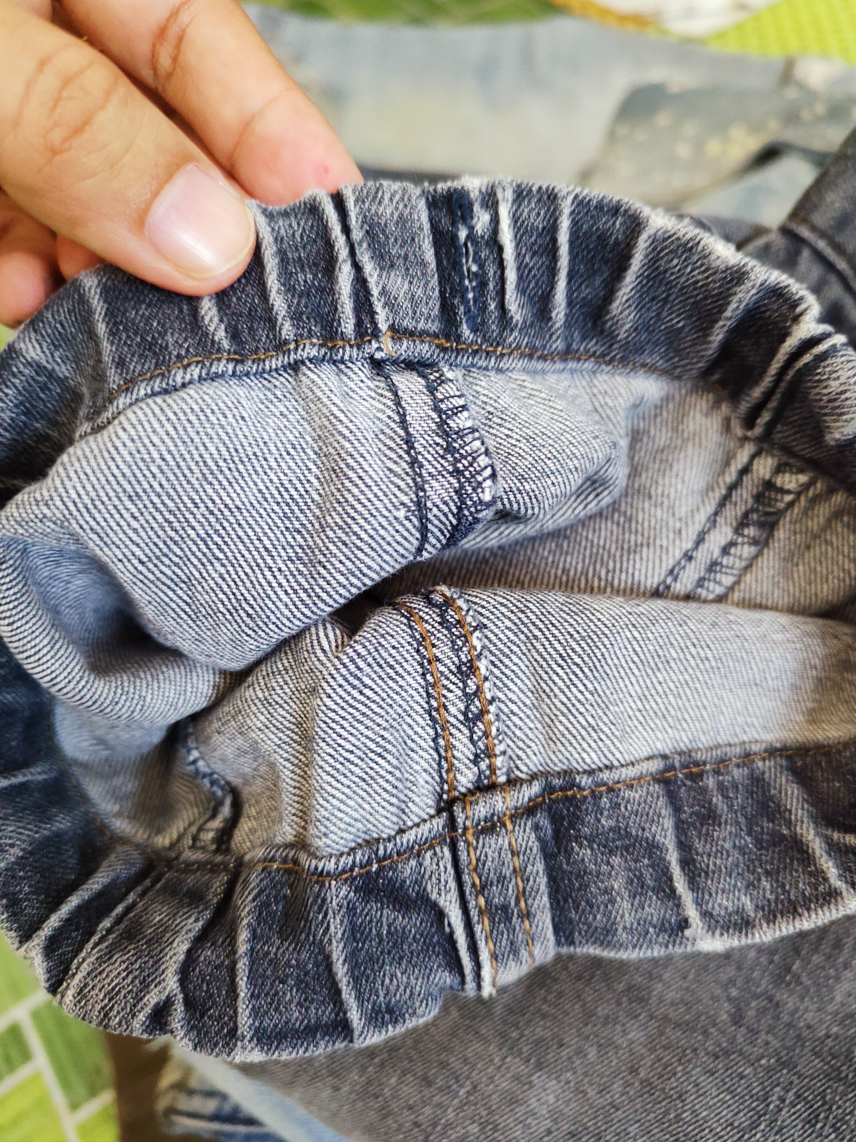 Japanese Brand Japanese Brand Dark Blue Distressed Ripped Jeans #W538 Size US 33 - 16 Thumbnail