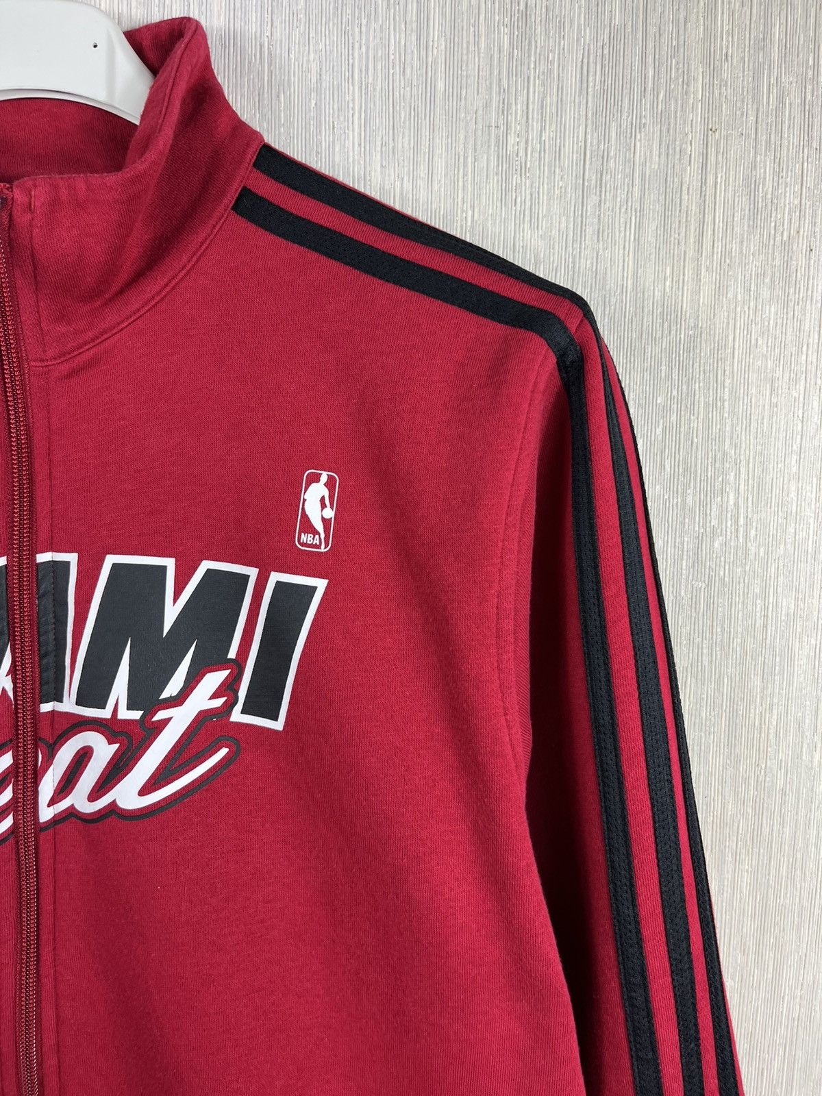 Adidas Vintage Sample Adidas Miami Heat track y2k zip hoodie bloke Size US M / EU 48-50 / 2 - 4 Thumbnail