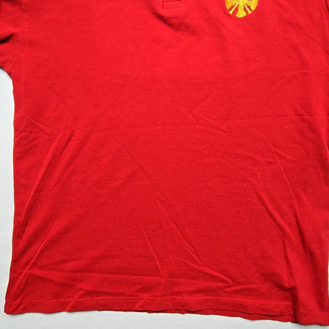 Vintage Vintage Fire Rescue Polo Fire Chief Embroidery XL Red 90s Size US XL / EU 56 / 4 - 2 Thumbnail
