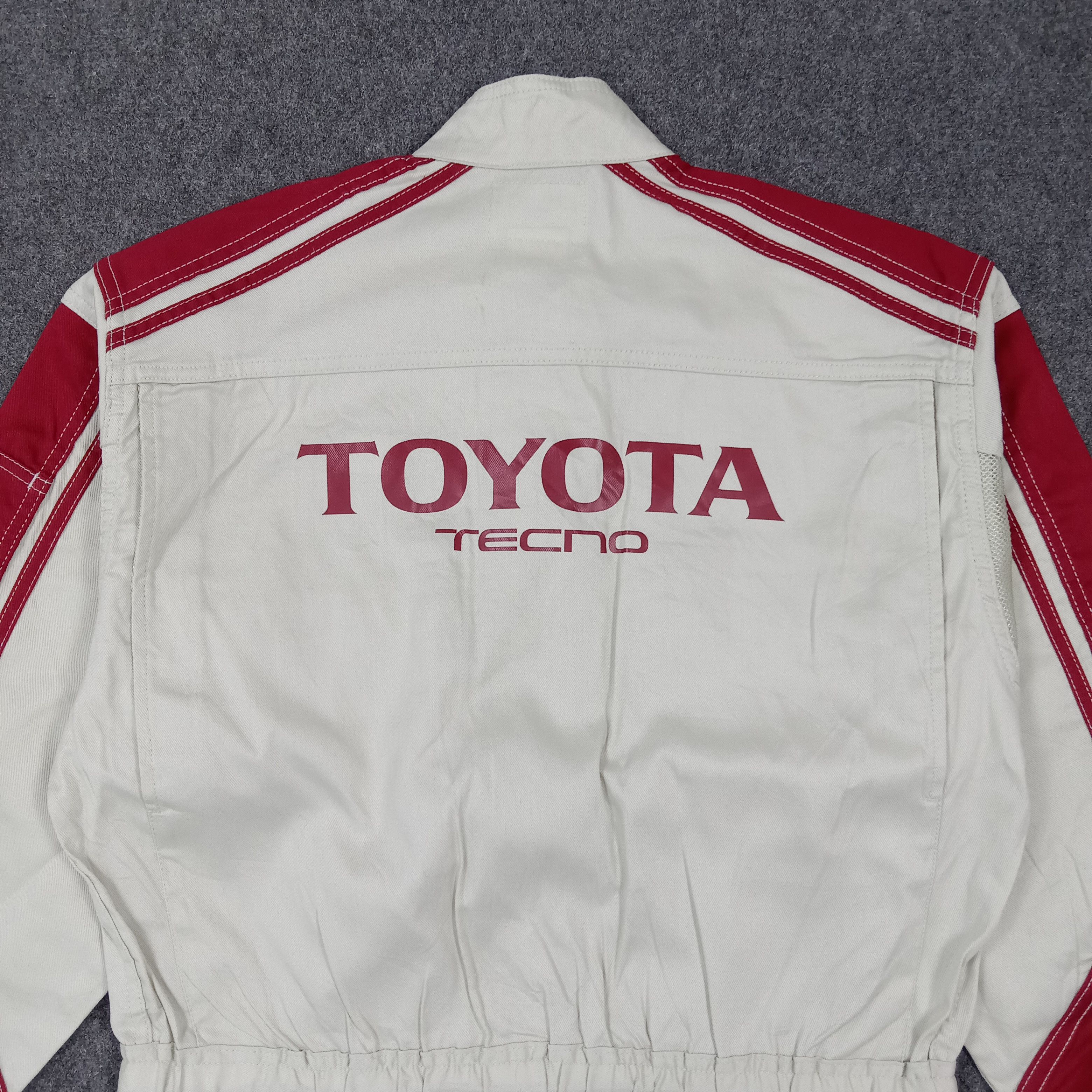 Japanese Brand Toyota TECNO Racing 90's Workwear Coverall Jacket C274N26 Size US L / EU 52-54 / 3 - 2 Thumbnail