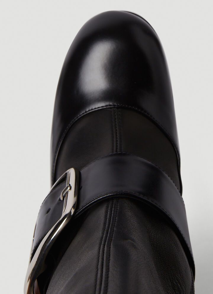 Alexander McQueen o1y0225 Ankle Boots in Black Size US 10 / IT 40 - 7 Thumbnail