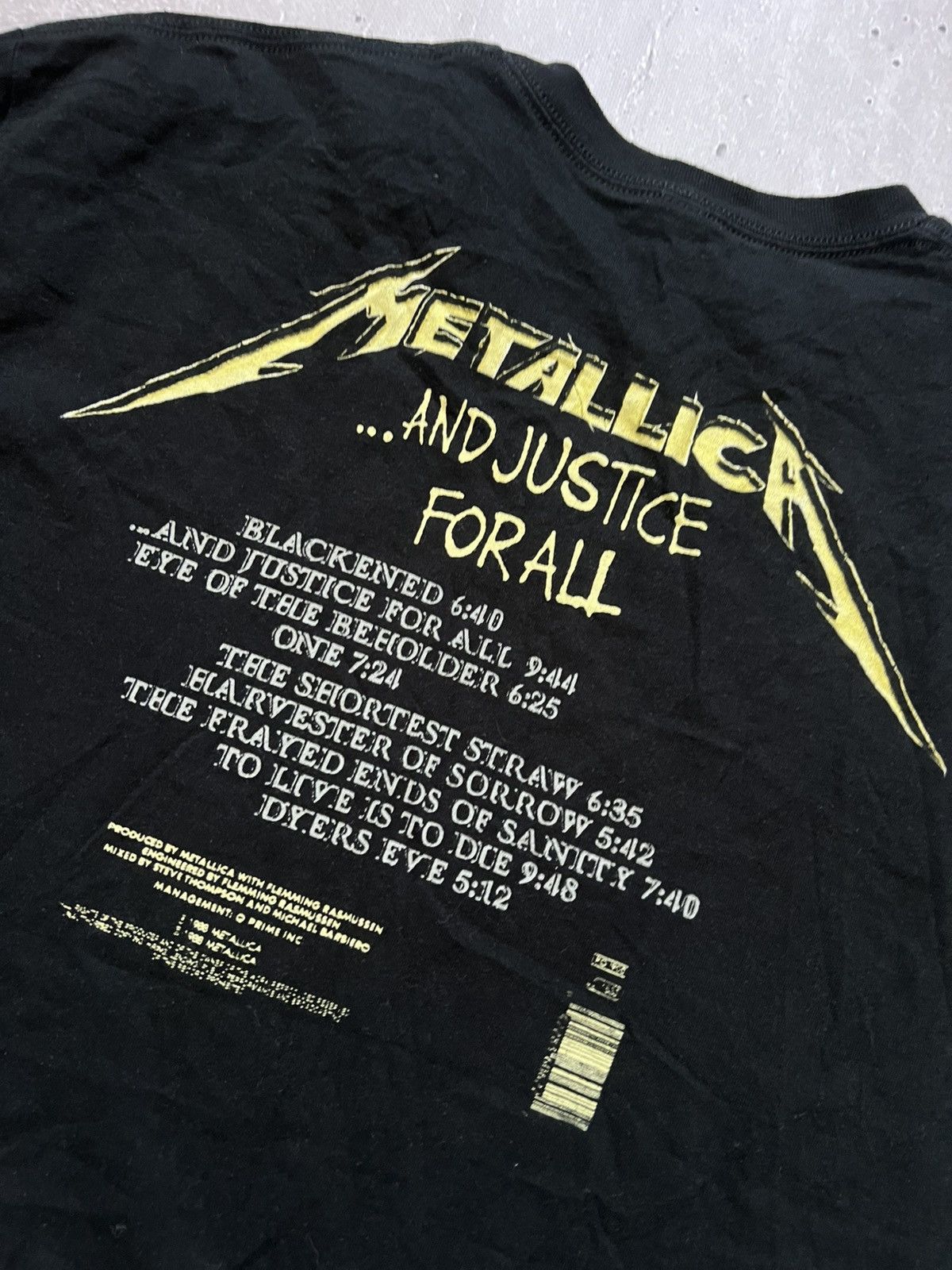 Metallica Metallica Justice For All Tracks T-Shirt XL Size US XL / EU 56 / 4 - 7 Thumbnail
