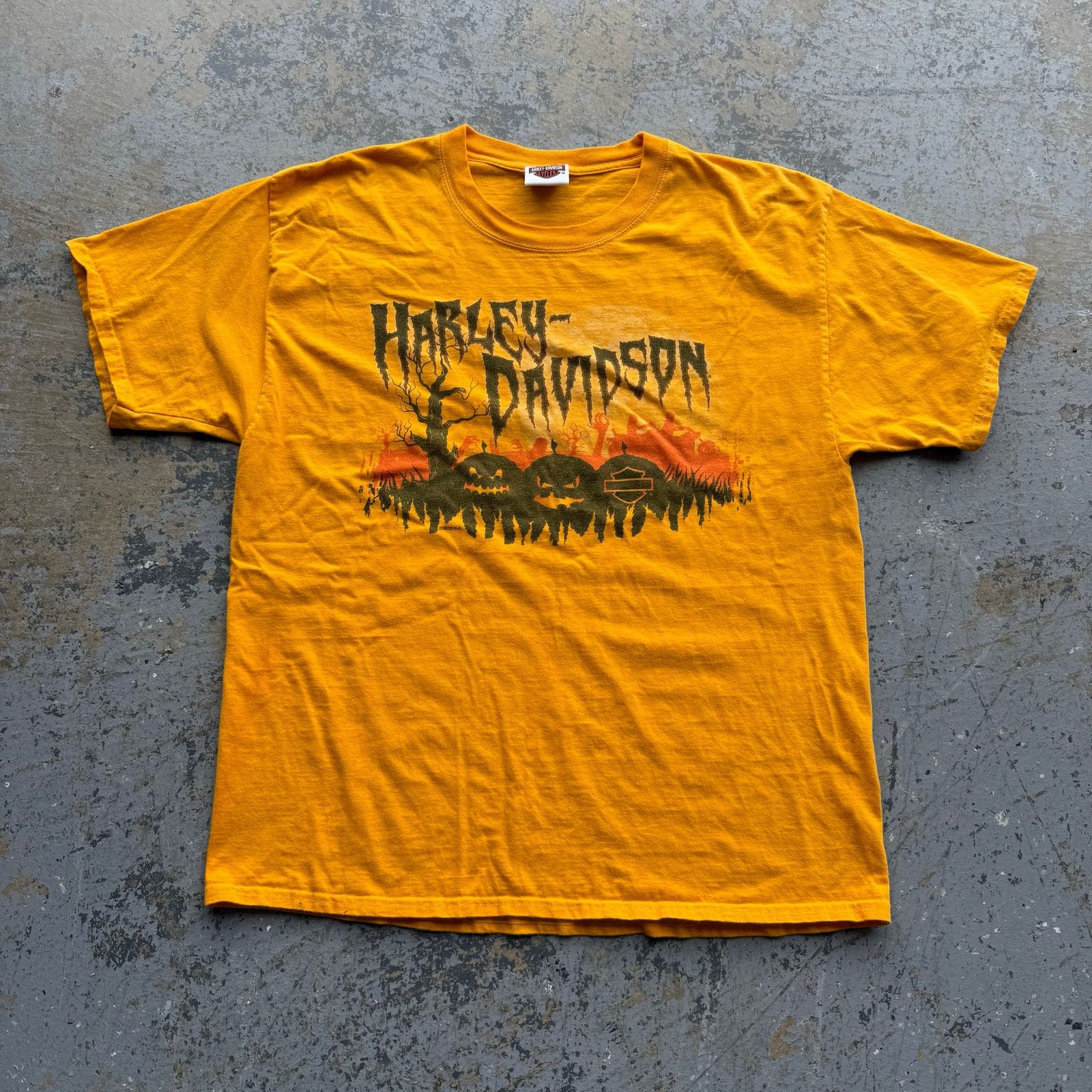 Harley Davidson Y2K Harley Davidson Halloween Jack O Lantern Tee L Size US L / EU 52-54 / 3 - 2 Thumbnail