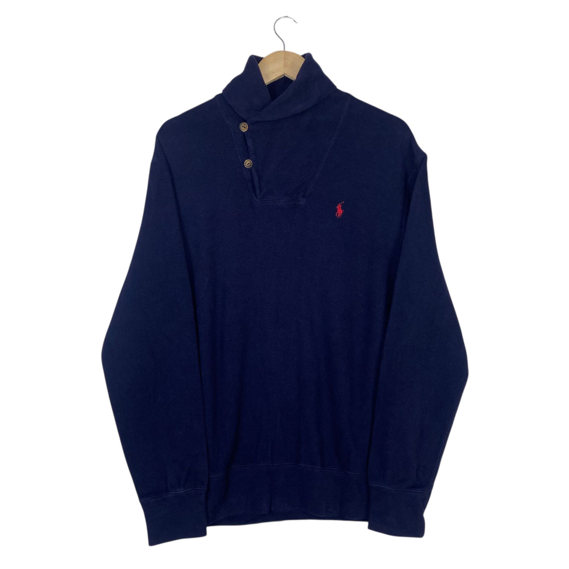 Polo Ralph Lauren 💥POLO RALPH LAUREN SHAWL COLLAR SWEATSHIRT Size US L / EU 52-54 / 3 - 5 Thumbnail