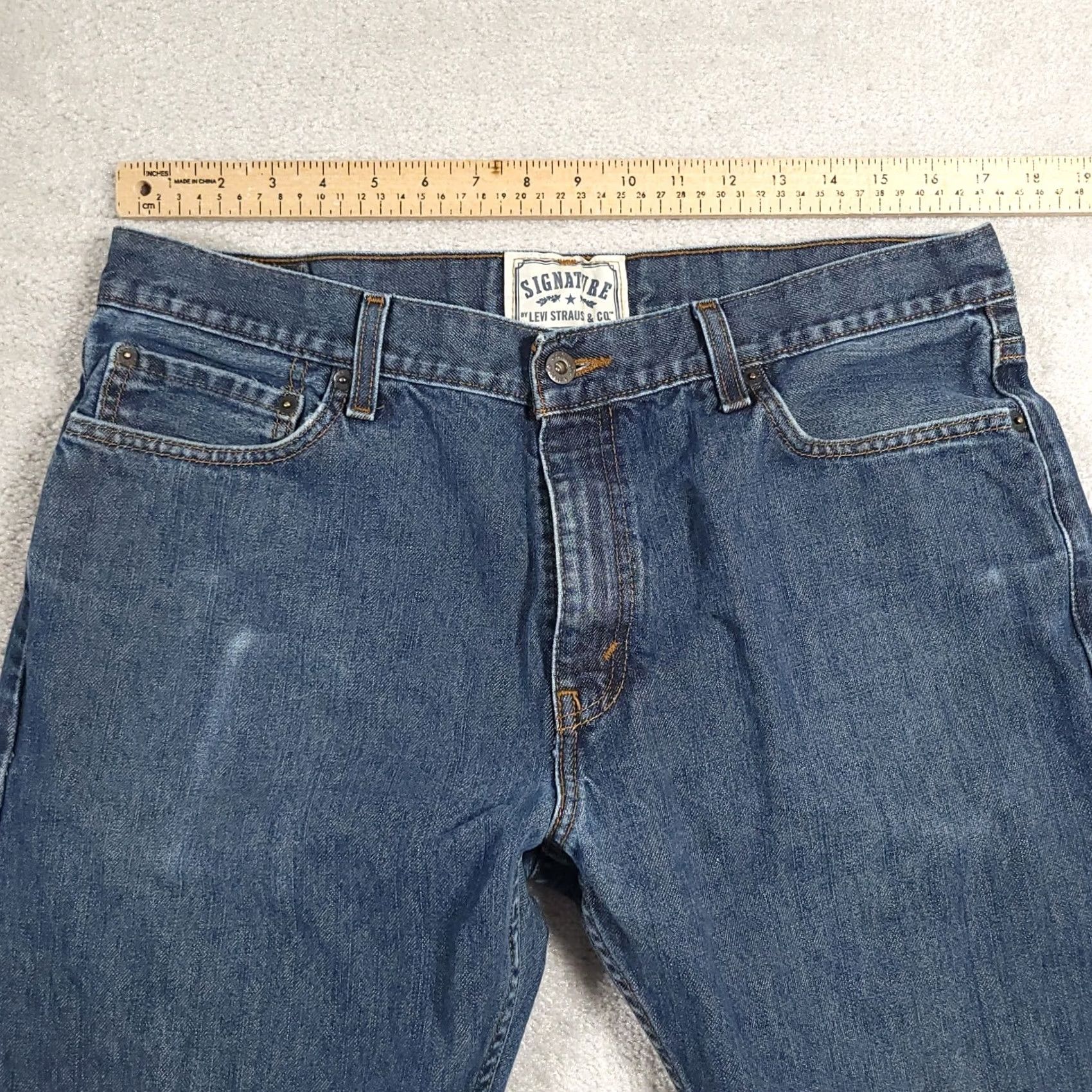 Levi's VINTAGE Levi's Slim Straight Jeans Mens 36X30 Medium Wash Western Workwear Shirt? Size US 36 / EU 52 - 7 Thumbnail