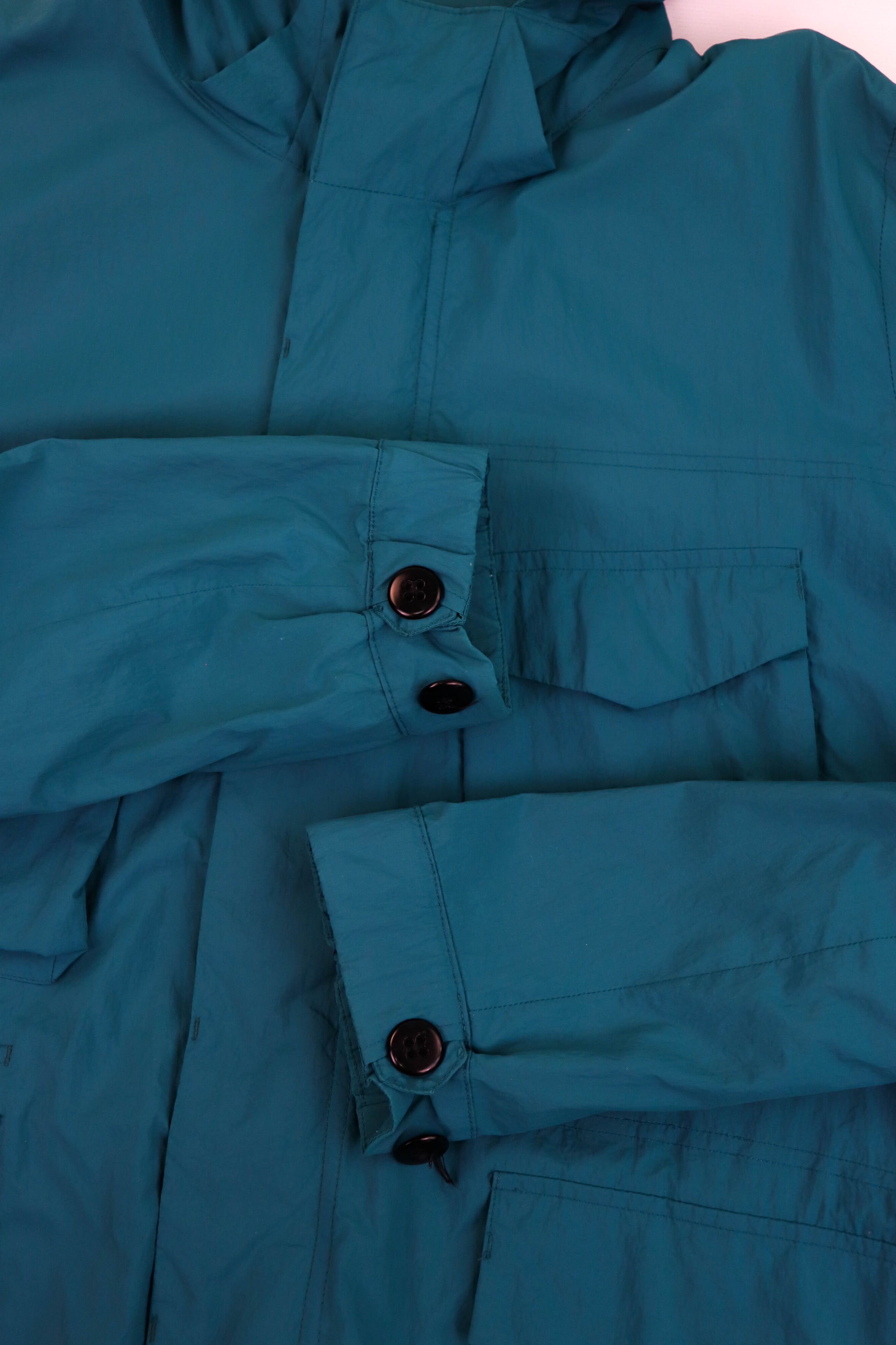Paul Smith Paul Smith Jeans Sea Wave Green Nylon RiRi Zip Field Jacket Size US XL / EU 56 / 4 - 6 Thumbnail