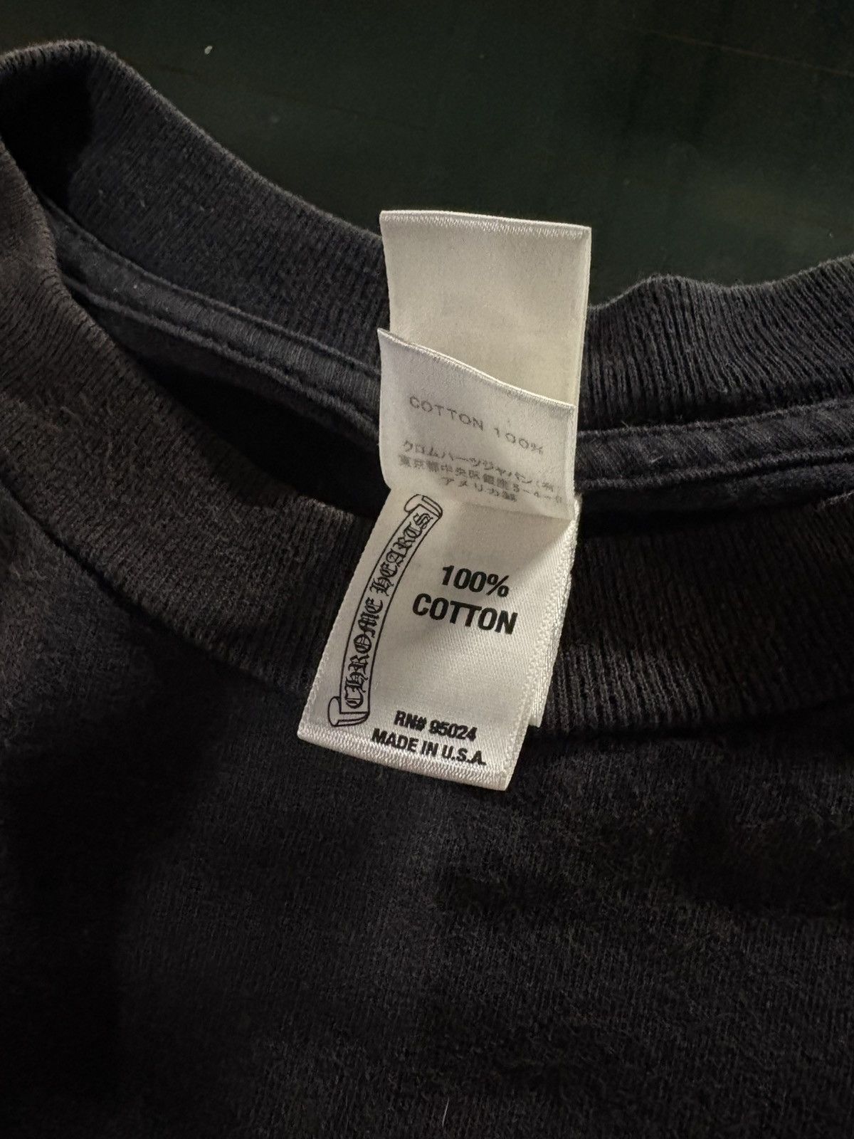 Chrome Hearts Chrome Hearts Tonal Cross Pocket Tee Size US S / EU 44-46 / 1 - 7 Thumbnail