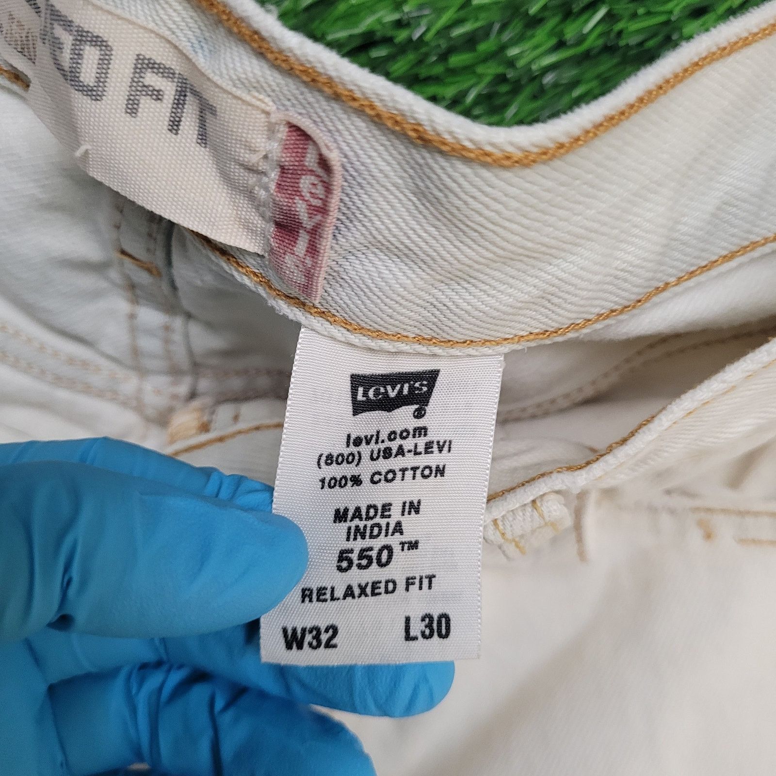 Levi's Y2K Style Levis Jorts Mens 32 Thrashed Painter Destroyed Size US 32 / EU 48 - 13 Thumbnail