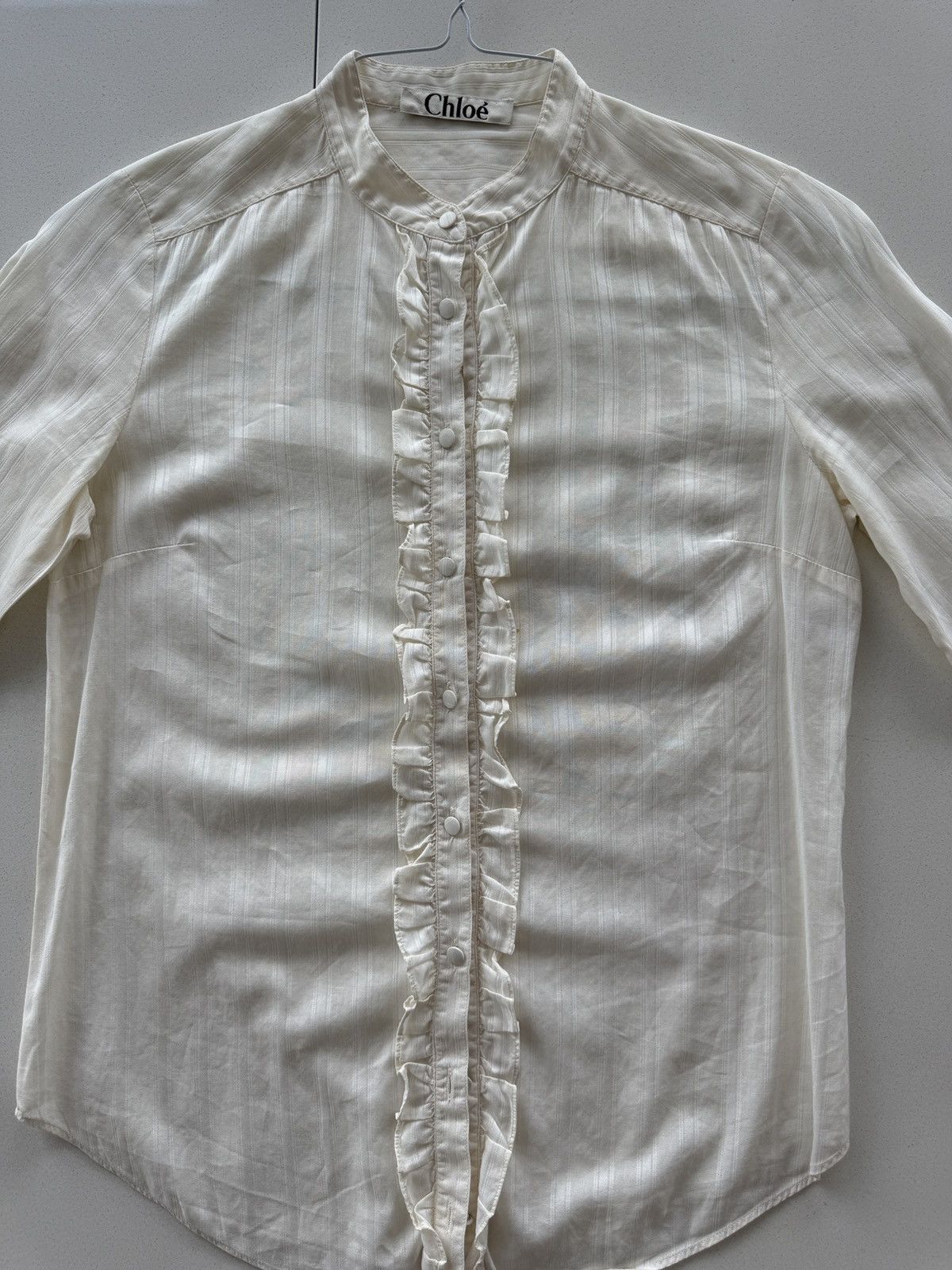 Chloe Vintage Chloe Blouse c.1975-1985 Size XS / US 0-2 / IT 36-38 - 2 Thumbnail