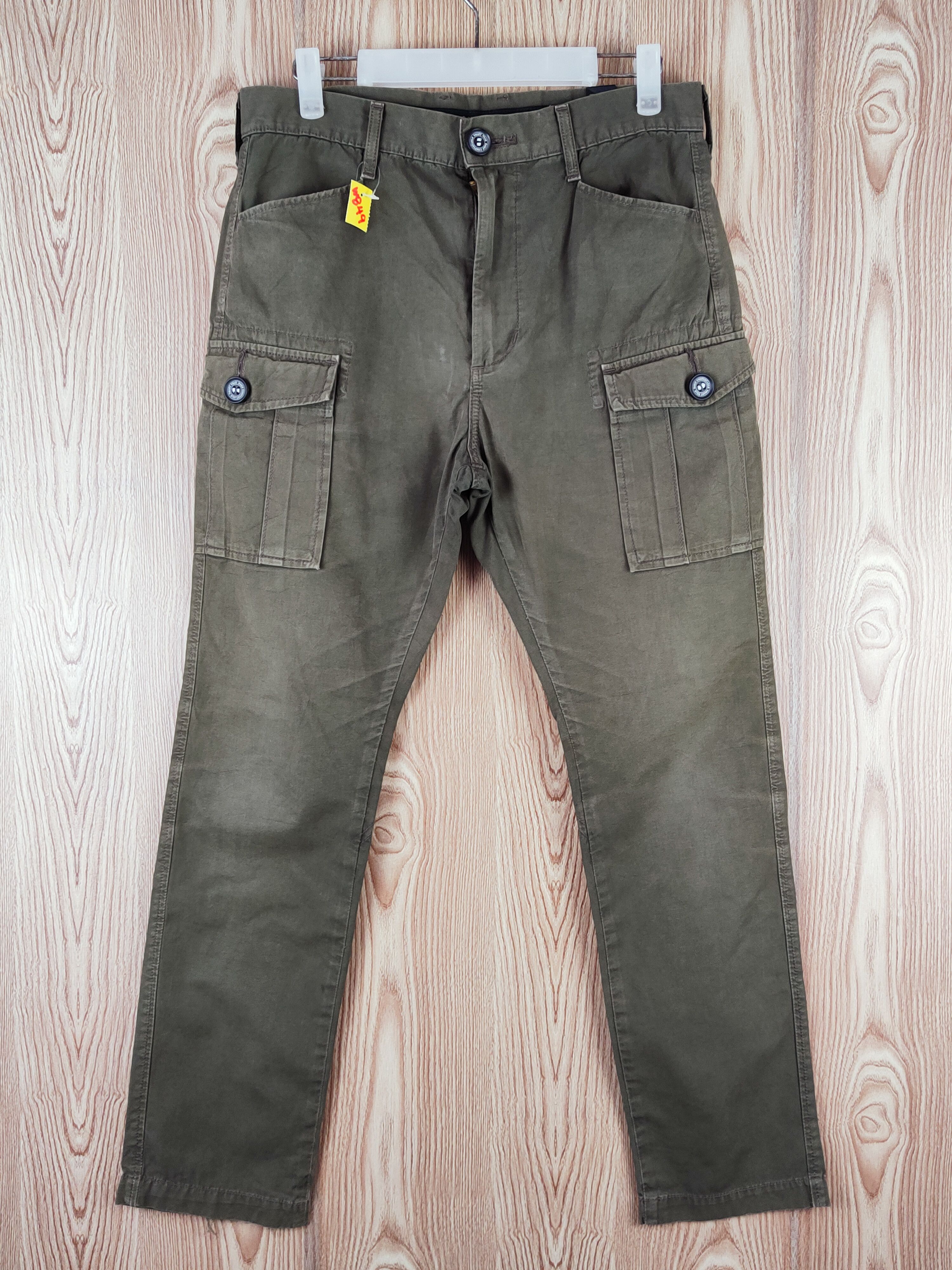 Edwin Edwin Olive Multipocket Tactical Cargo Pants #W849 Size US 30 / EU 46 - 1 Thumbnail