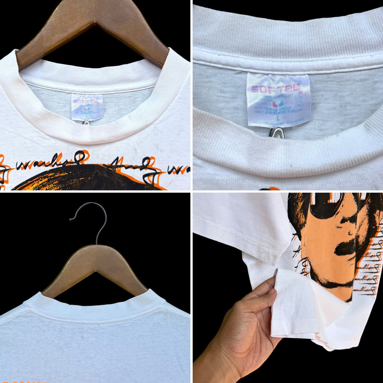 Andy Warhol × Supreme Andy Warhol & Iggy Pop Art Band Modern Bootleg Vintage Tee Size US L / EU 52-54 / 3 - 11 Thumbnail