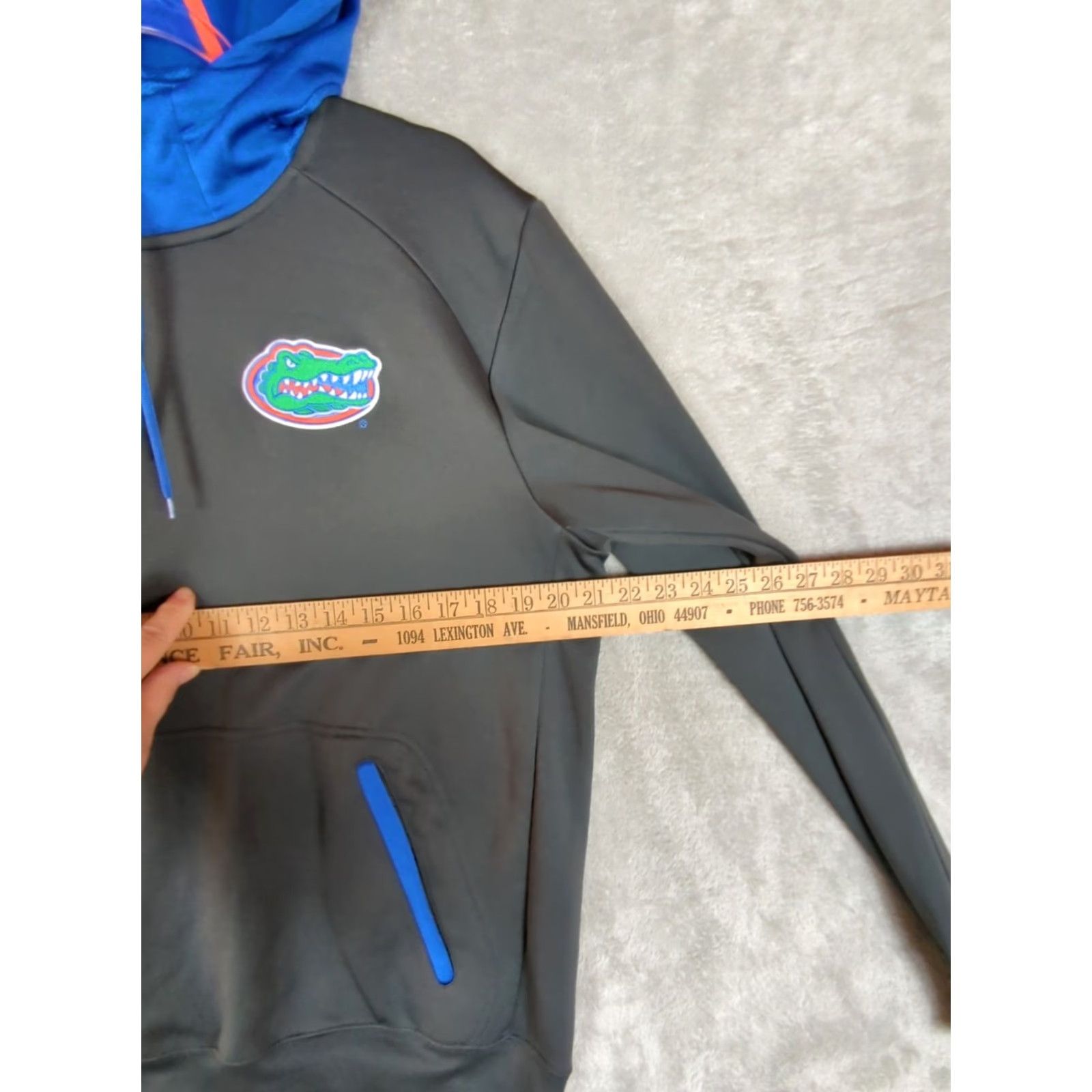 Nike Nike Florida Gators Hoodie Mens M Dark Gray NCAA Football Therma Fit Pullover Size US M / EU 48-50 / 2 - 5 Thumbnail