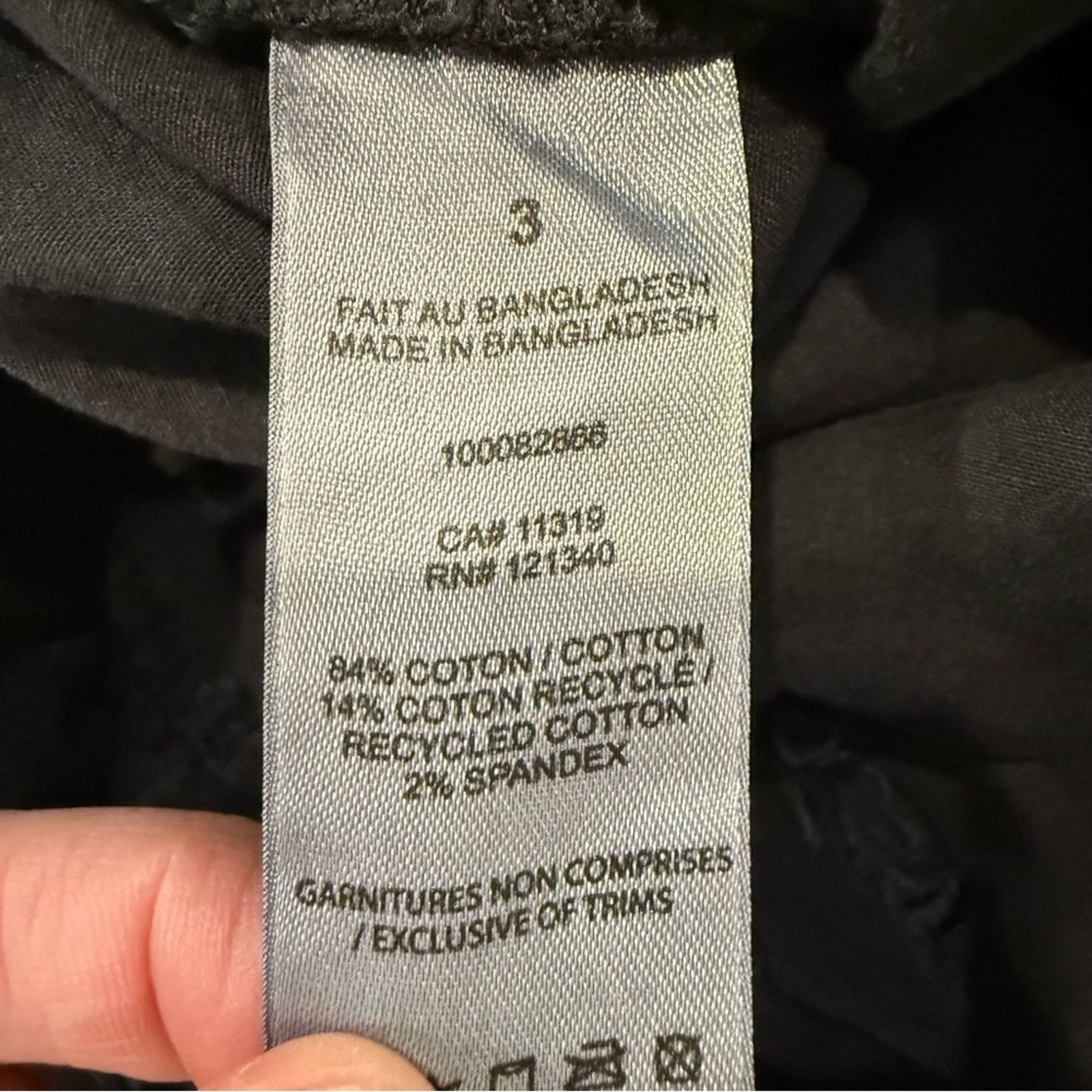 Garage Garage Remi Straight Cargo Pants Women’s 3 Black Size 26" / US 2 / IT 38 - 11 Thumbnail