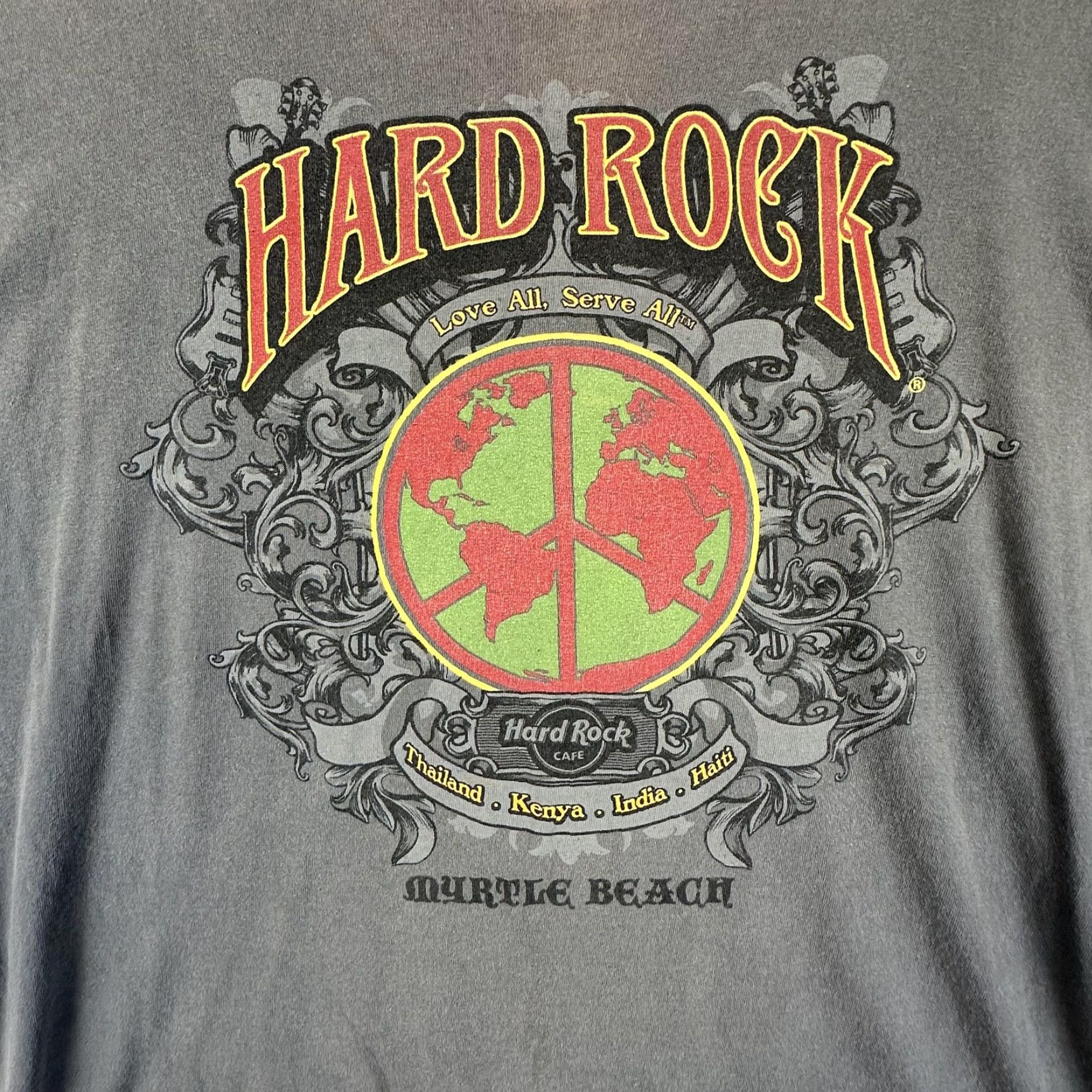 Hard Rock Cafe Hard Rock Cafe John Lennon Shirt Mens XL Gray Short Sleeve Crew Neck Graphic Print Vintage: No Music Rock Peace Size US XL / EU 56 / 4 - 5 Thumbnail