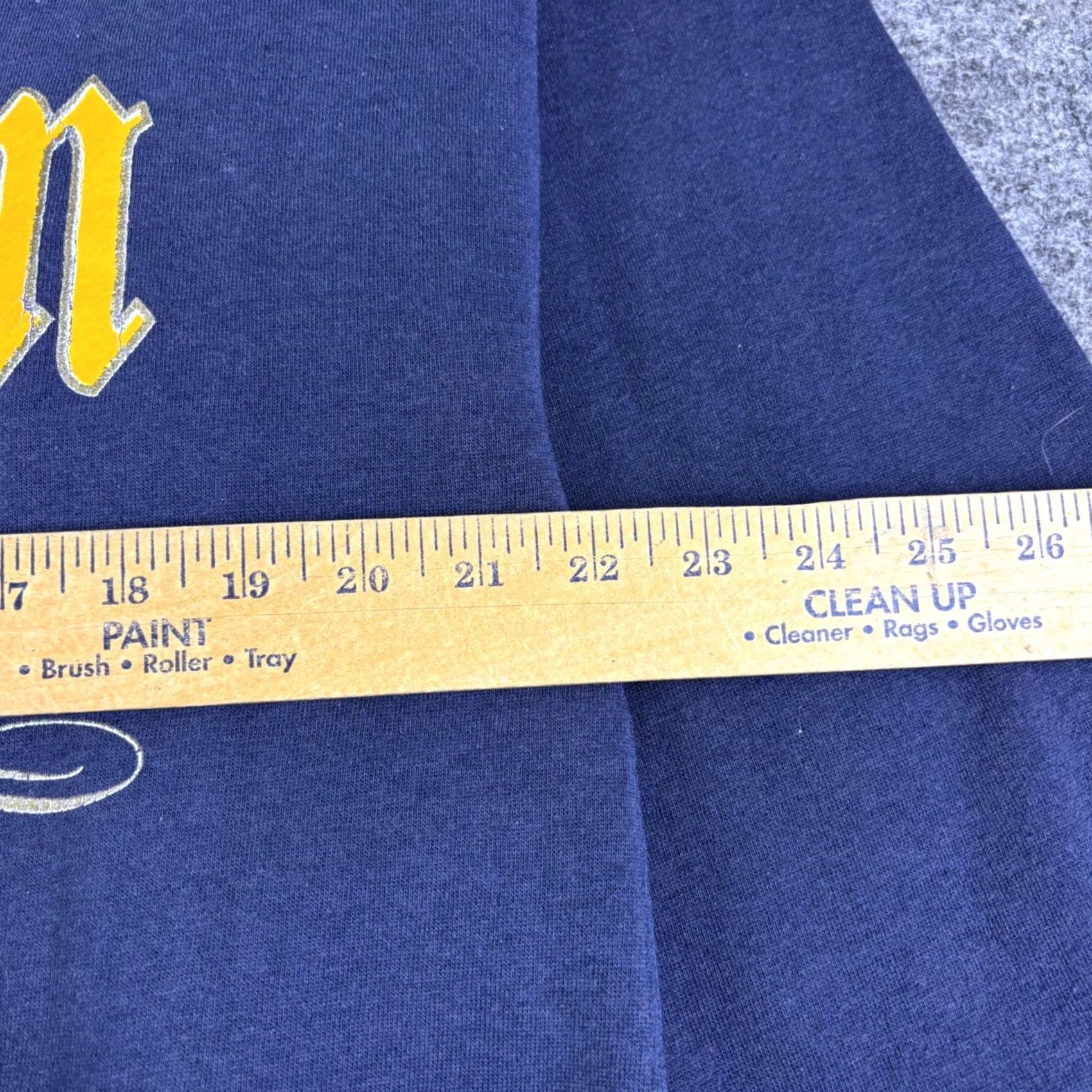 Vintage VINTAGE Michigan Wolverines Sweatshirt Savvy Trau & Loevner Navy Blue Large Size US L / EU 52-54 / 3 - 3 Thumbnail