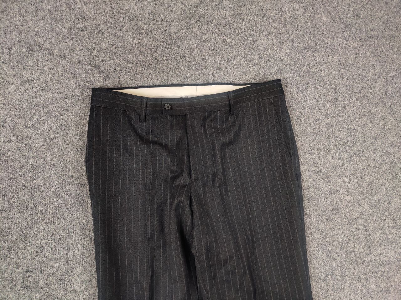 Paoloni Paoloni Quarantotto Reda Striped Unlined Blazer Pants Suit Size 48R - 11 Thumbnail