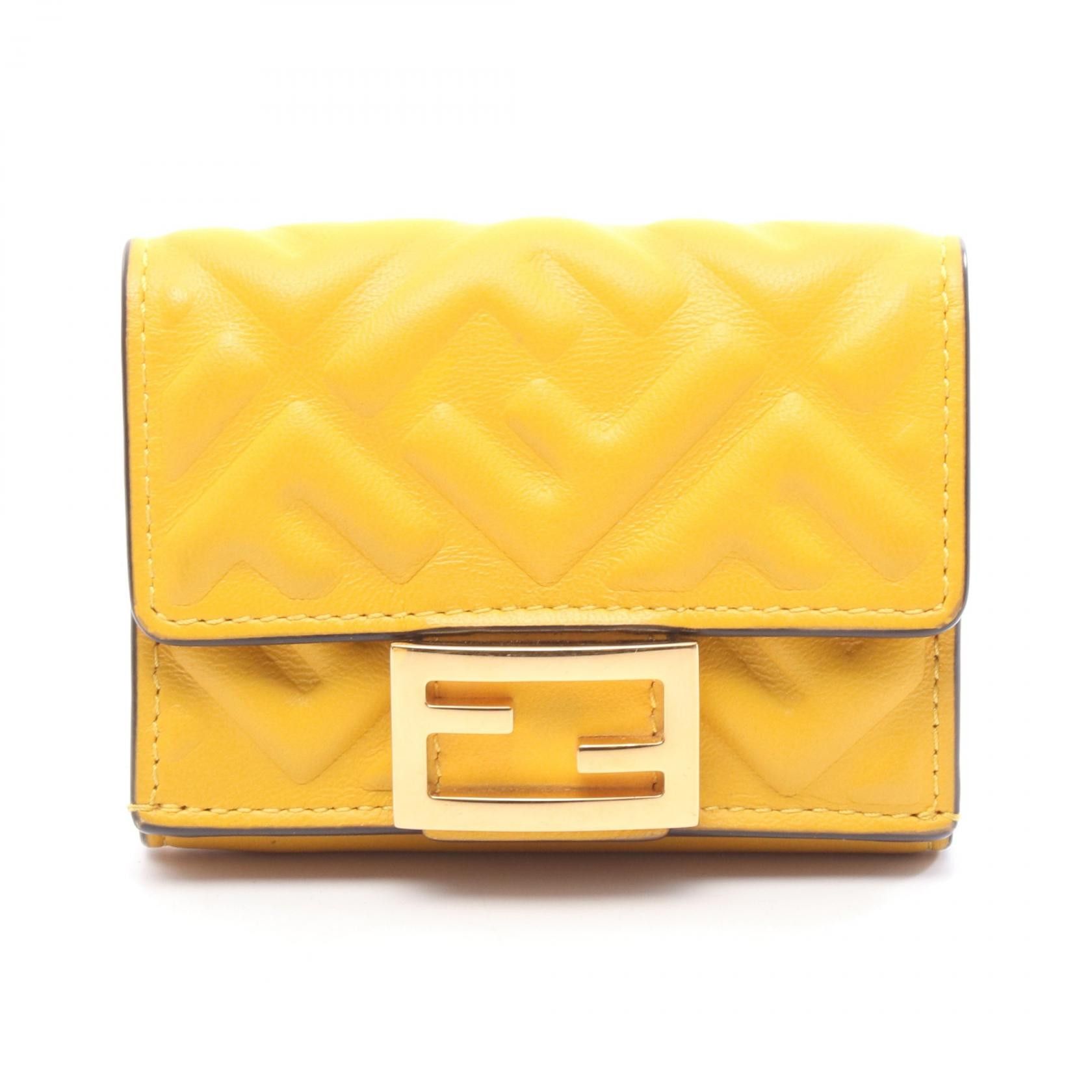 Fendi Fendi Fendi Baguette Leather Wallet Leather Short Wallet DUTY FREE for USA Size ONE SIZE - 1 Thumbnail