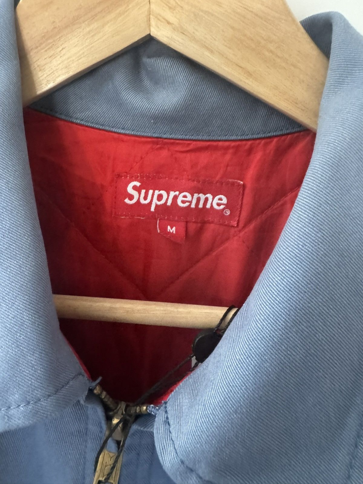 Playboy × Supreme Supreme Playboy Work Jacket Blue Size Medium Size US M / EU 48-50 / 2 - 4 Thumbnail