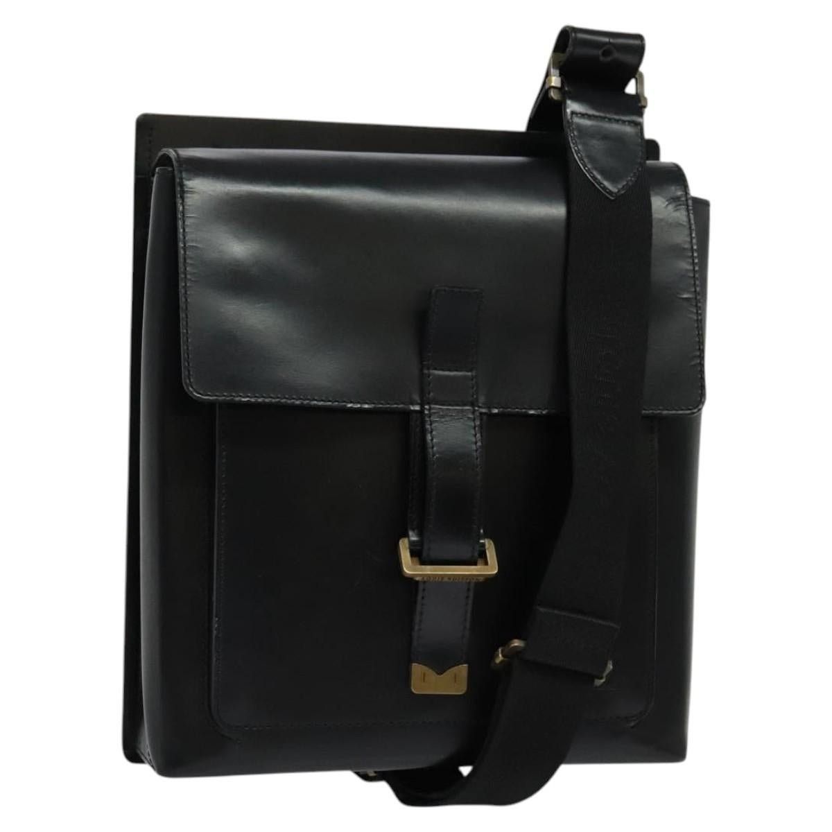 Louis Vuitton LOUIS VUITTON Liege Fantassan Shoulder Bag Leather Black Size ONE SIZE - 1 Thumbnail