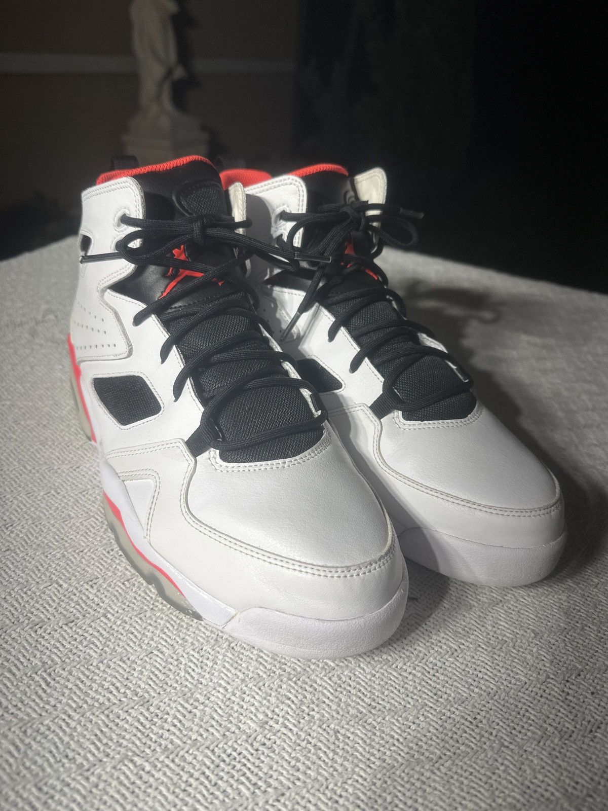 Jordan Brand × Nike Jordan Flight Club 91 'White Infrared' shoes Size US 11.5 / EU 44-45 - 3 Thumbnail